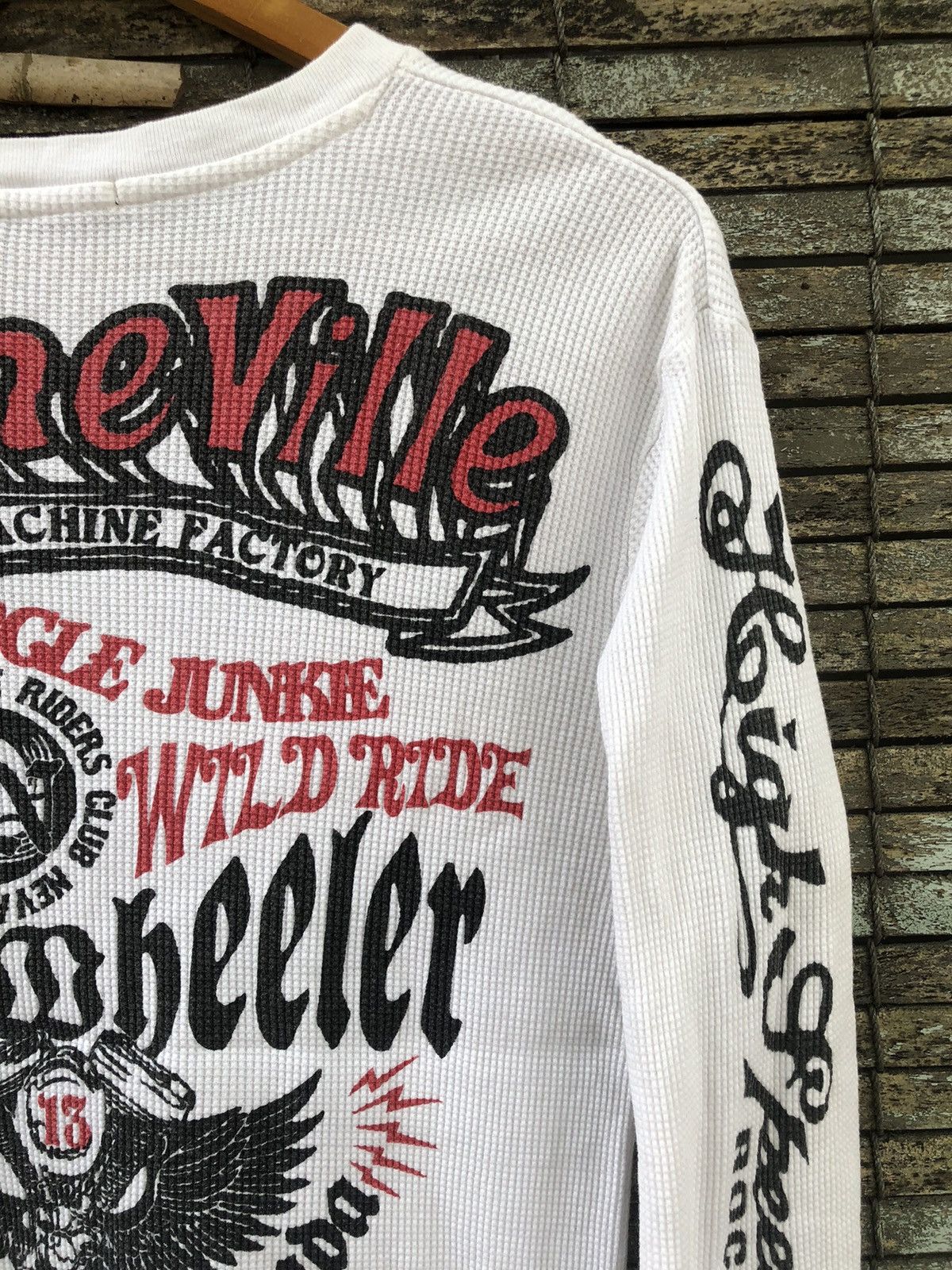 If Six Was Nine Vintage RARE Bullet Noise X BonneVille Riders Longsleeve Tee Size US M / EU 48-50 / 2 - 5 Thumbnail