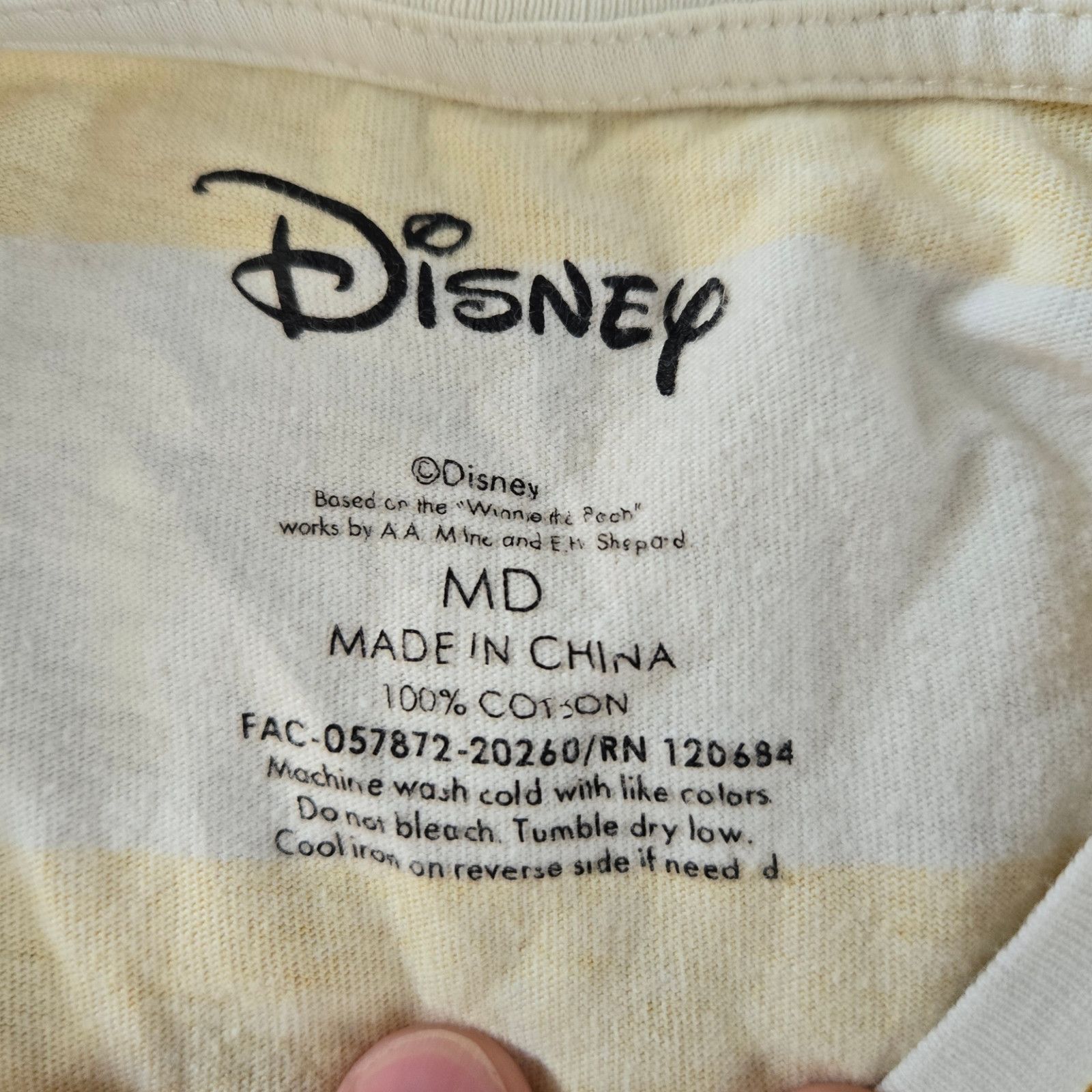 Disney Disney Winnie the Pooh Striped Shirt Size Medium Size M / US 6-8 / IT 42-44 - 4 Thumbnail