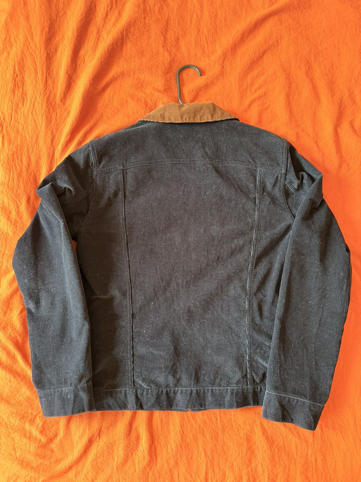 A.P.C. APC Blue Black Corduroy Jacket Size S Size US S / EU 44-46 / 1 - 3 Thumbnail