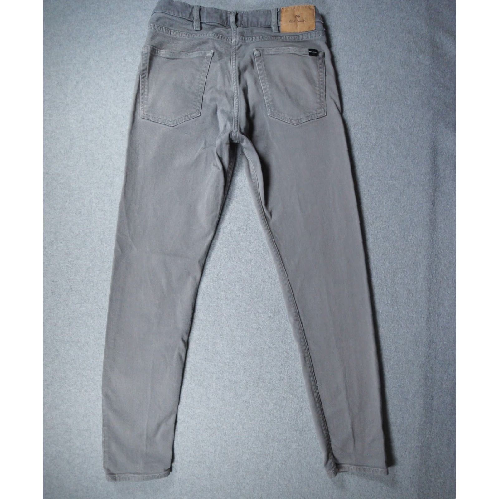 Paul Smith Paul Smith Jeans Mens 30x30 Gray Denim Tapered Fit Stretch Casual Adult Pants Size US 30 / EU 46 - 5 Thumbnail