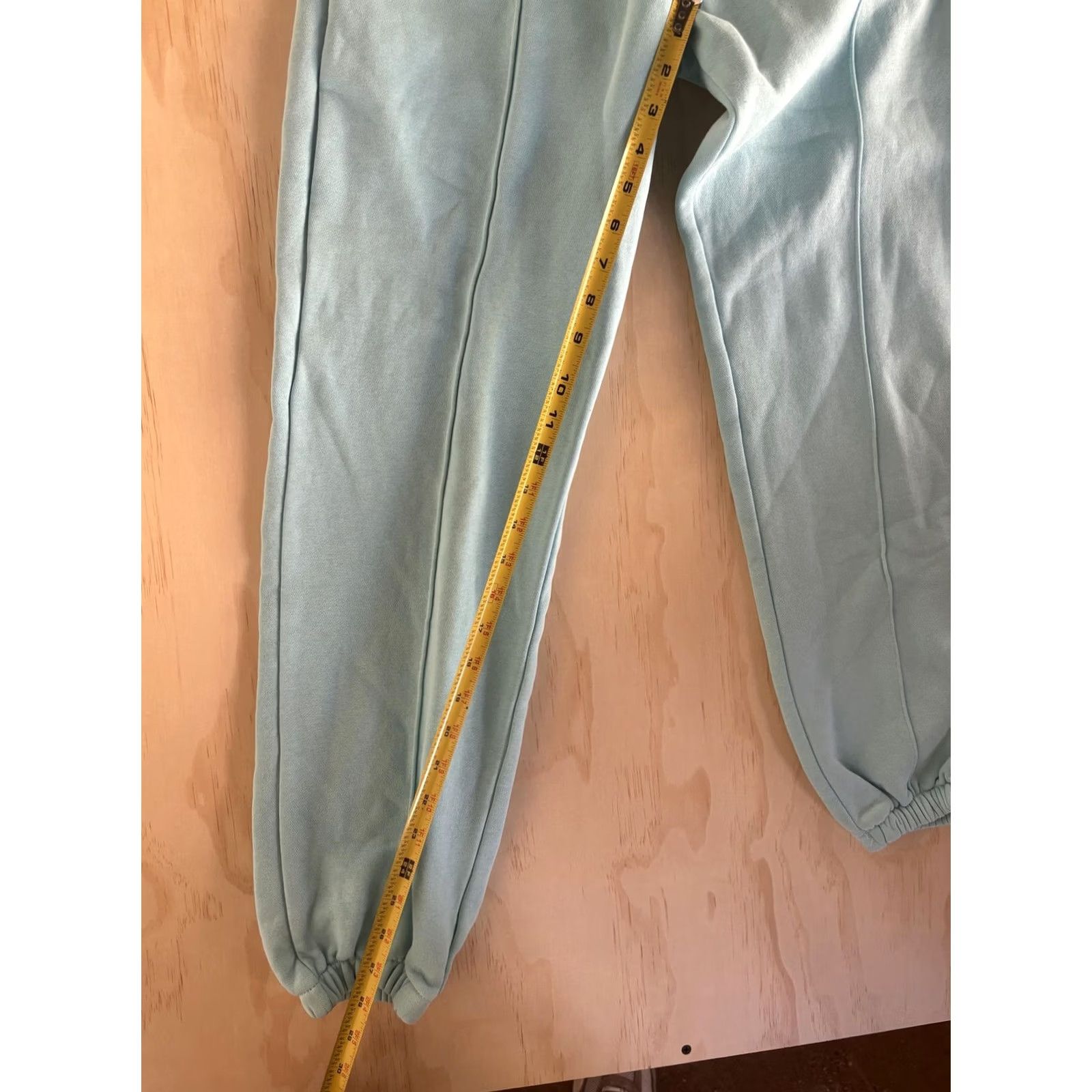 Nike Nike Sweatpants Womens XS Blue Fleece Joggers Elastic Waist Cuffed Ankles Size 26" / US 2 / IT 38 - 5 Thumbnail