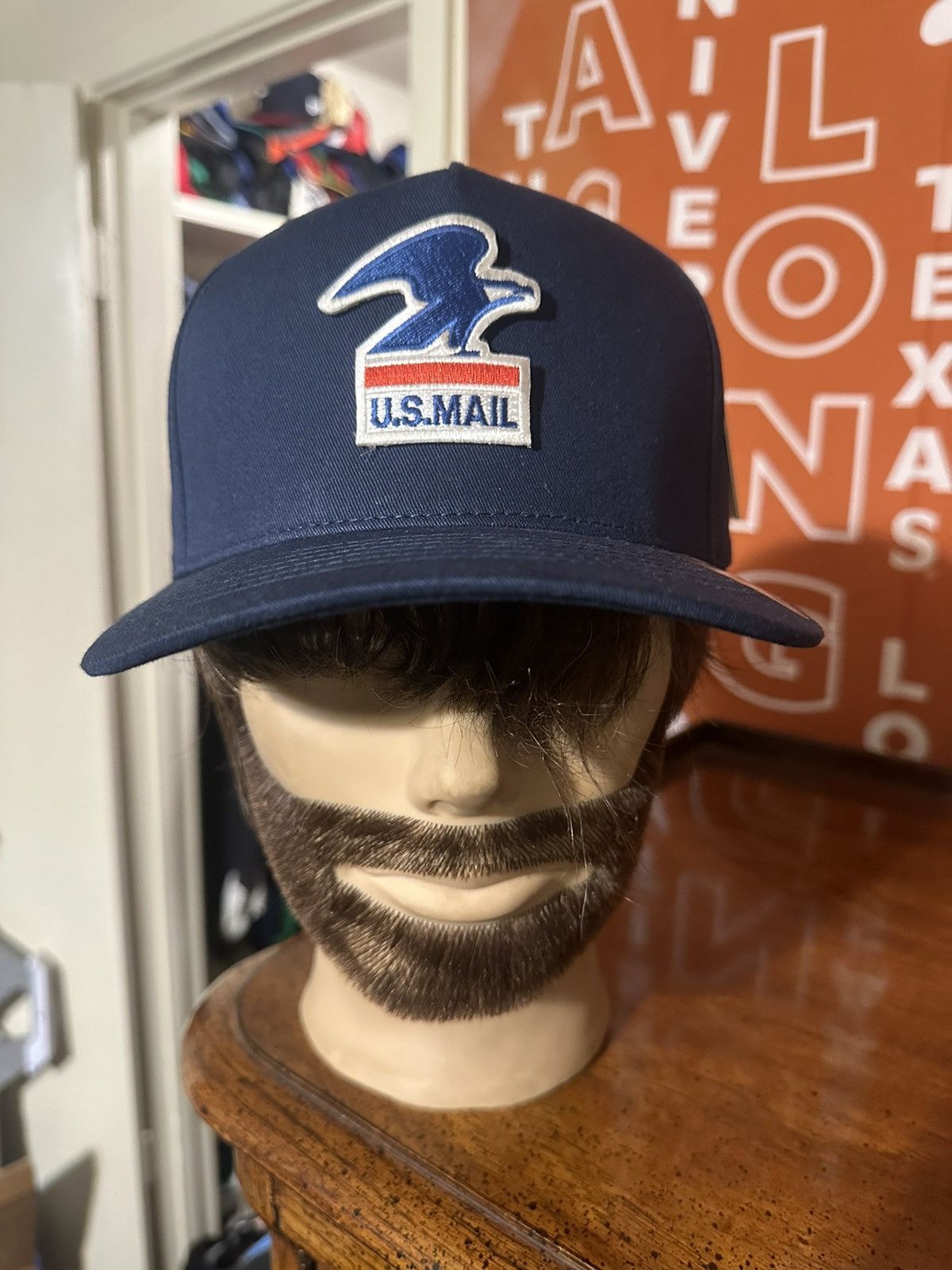 Anti Social Social Club × Vintage Vintage USPS Mailman “D&D blue” hat 00s Size ONE SIZE - 1 Thumbnail