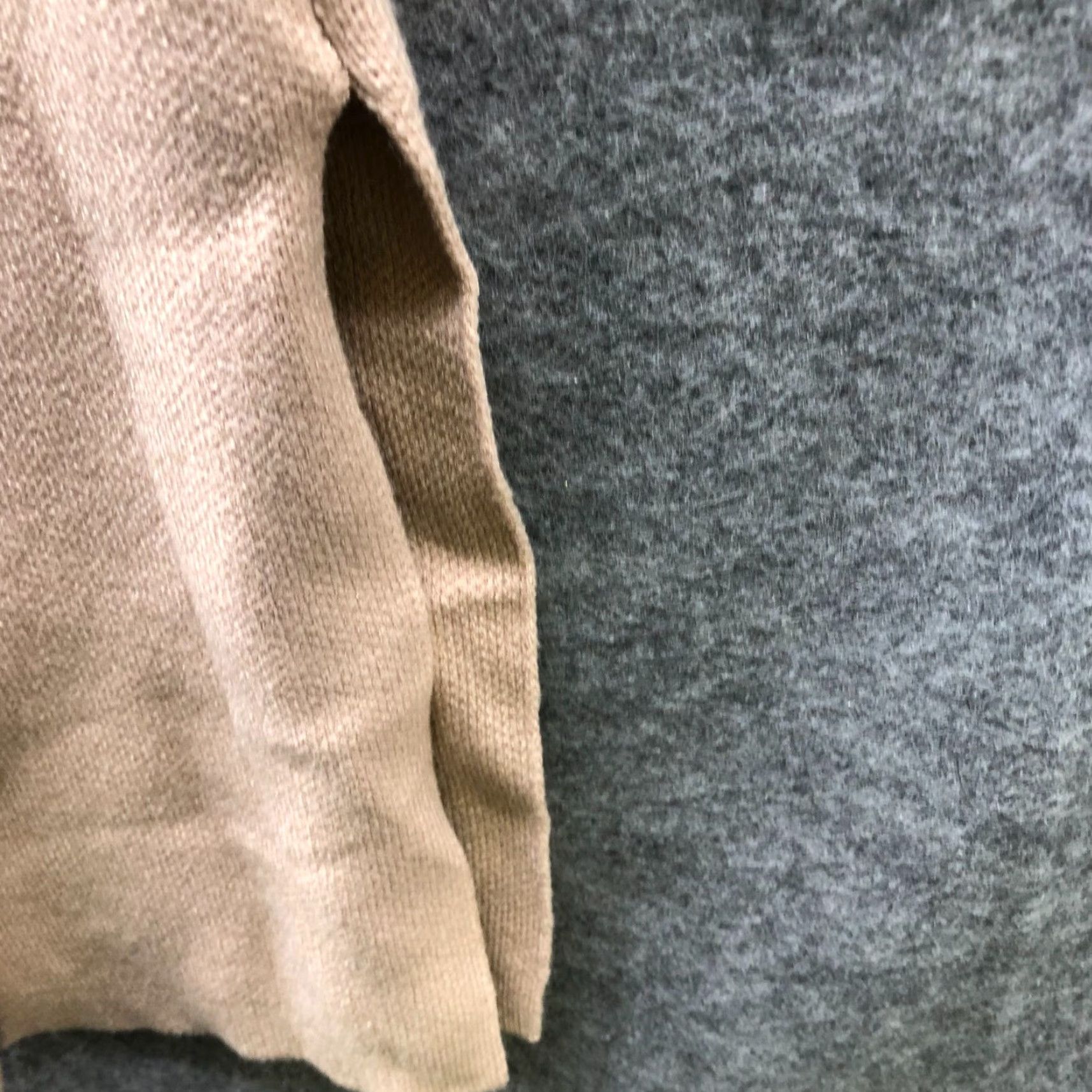 Camel Chicwish Cardigan Duster Open Front Womens L Beige Acrylic Knit Pockets Fall Winter Chicwish Refined Size L / US 10 / IT 46 - 6 Thumbnail