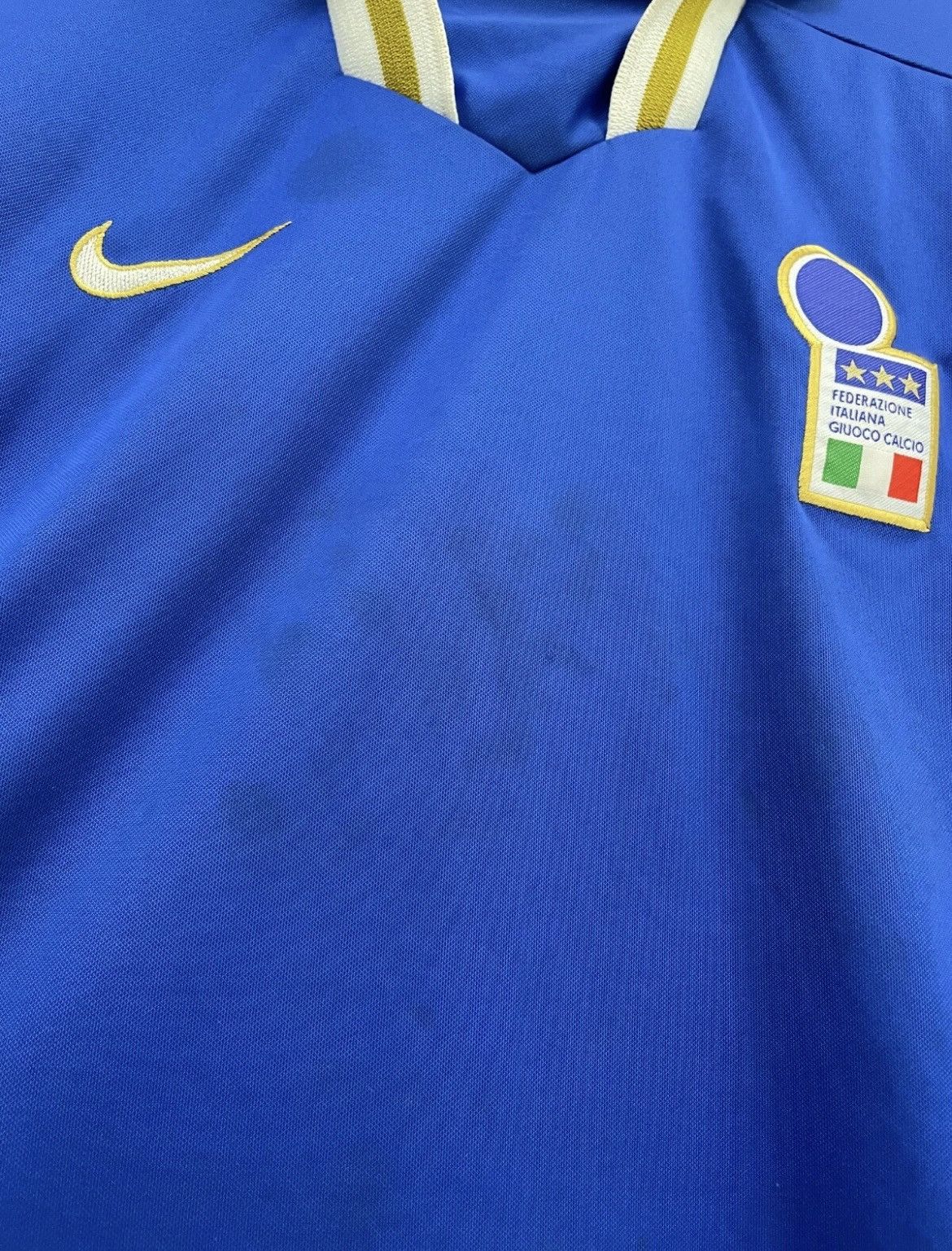 Nike Italy 1996/1997 Home Football Shirt Paolo Maldini #3 Jersey Size US XL / EU 56 / 4 - 10 Thumbnail