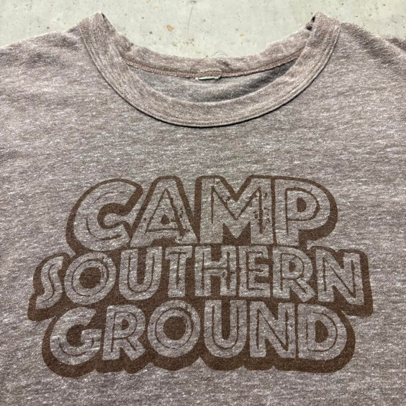 Japanese Brand × Vintage Crazy Vintage 70s Camp Southern Ground Graphic T Shirt Size US L / EU 52-54 / 3 - 3 Thumbnail
