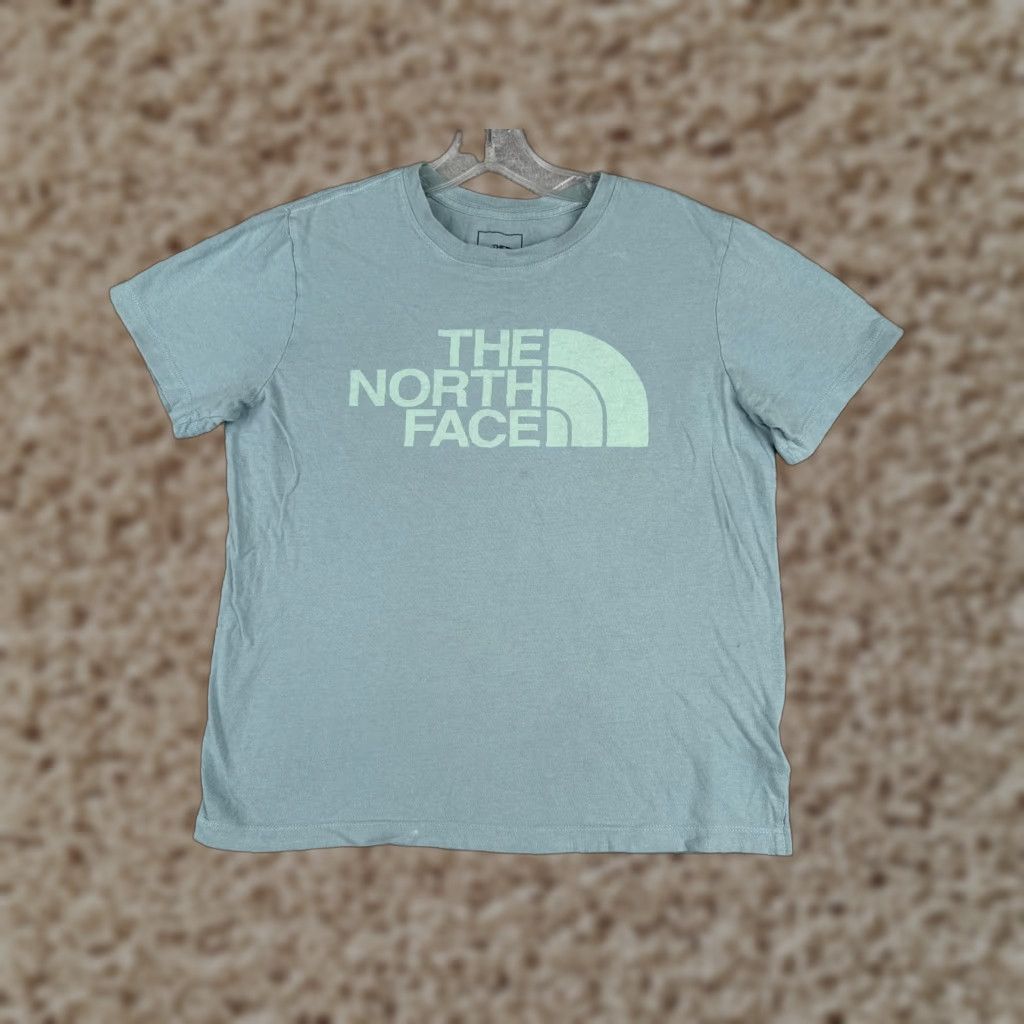 The North Face VINTAGE The North Face Shirt Women S Petite Blue Short Sleeve Crew 100% Cotton READ Size S / US 4 / IT 40 - 1 Thumbnail