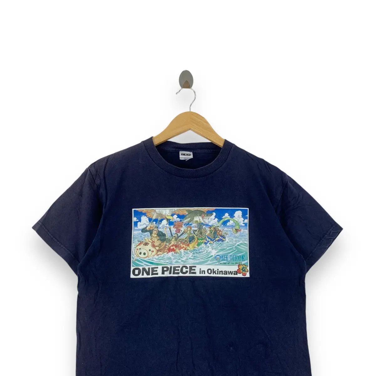 Vintage ONE PIECE ANIME Luffy Pirates Okinawa Collection Tee Shirt Size US M / EU 48-50 / 2 - 2 Thumbnail
