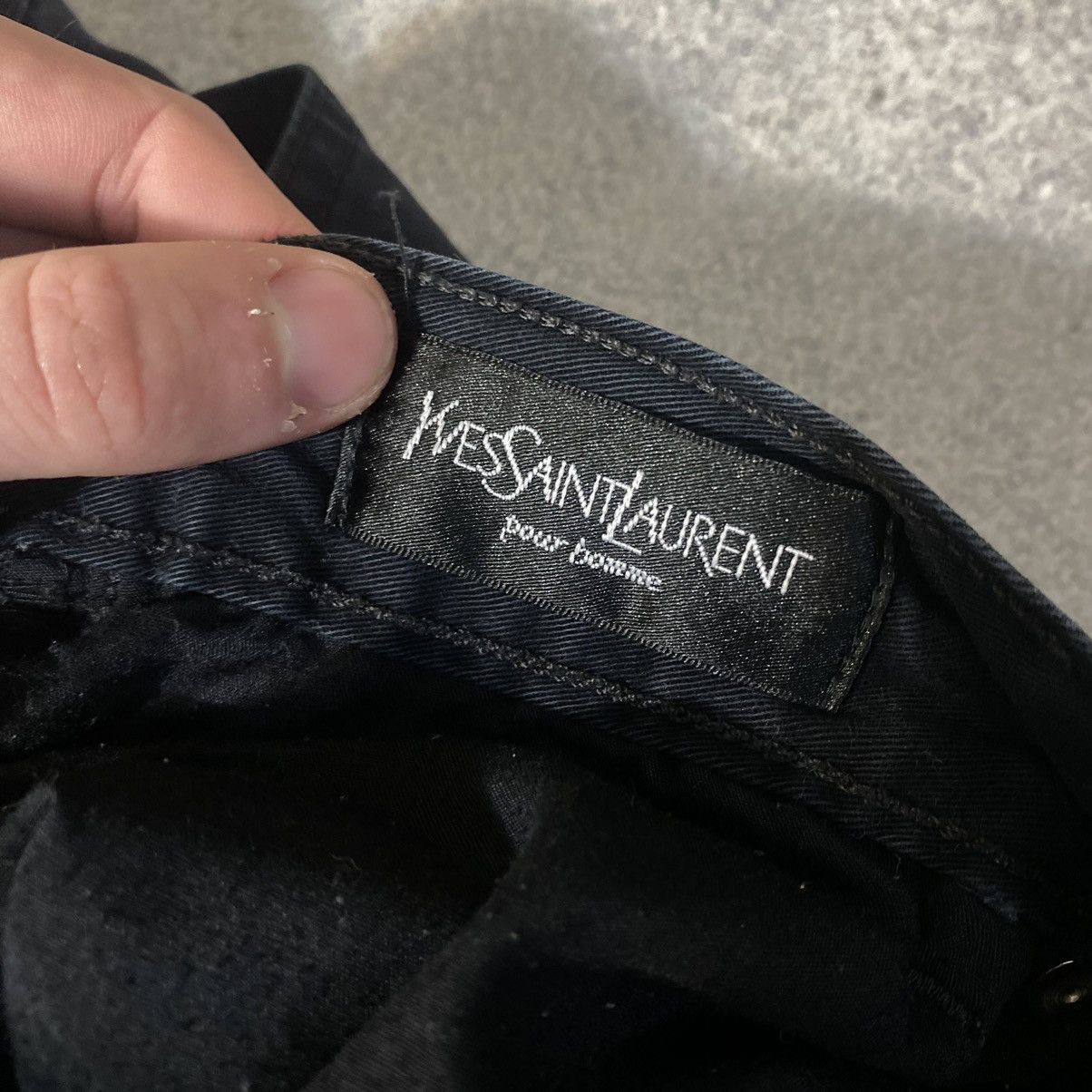 Yves Saint Laurent Black YSL Jeans Pants Yves Saint Laurent Jeans Size US 30 / EU 46 - 10 Thumbnail
