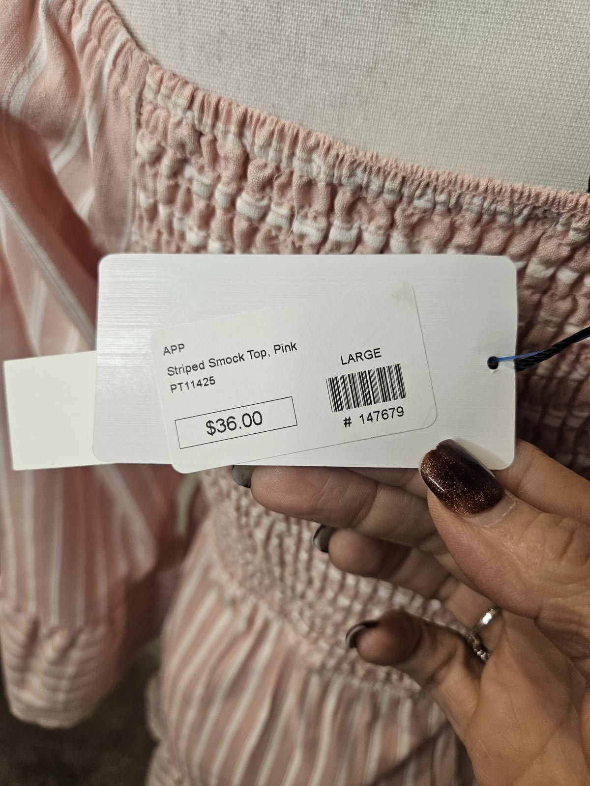 Designer Nwt Papermoon Off-Shoulder Striped Top Size L / US 10 / IT 46 - 8 Thumbnail