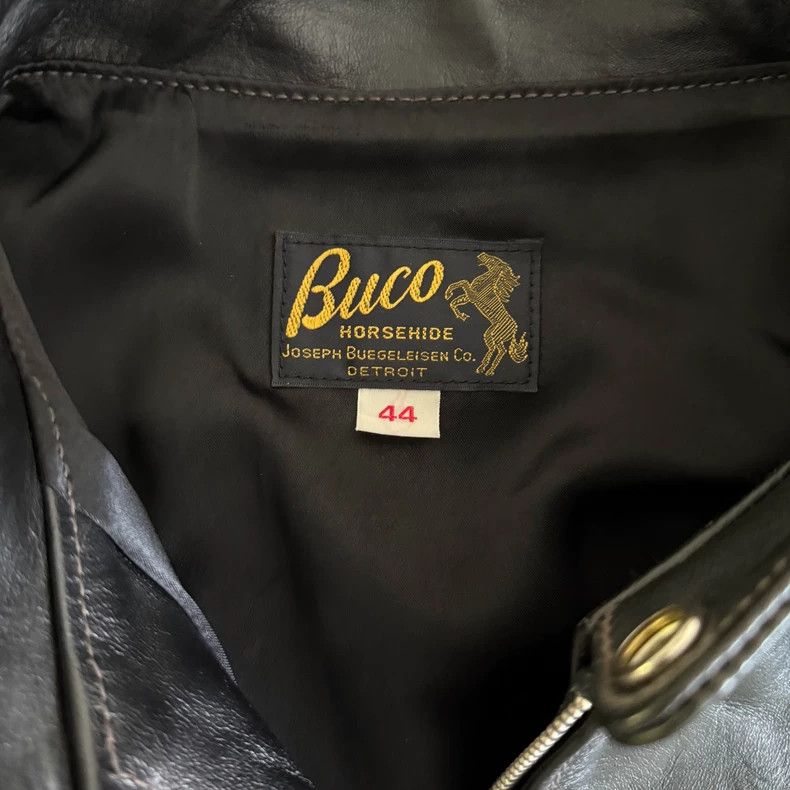 The Real McCoy's The Real McCoys The s j100 Horse Leather Motorcycle Jacket Size US XL / EU 56 / 4 - 4 Thumbnail