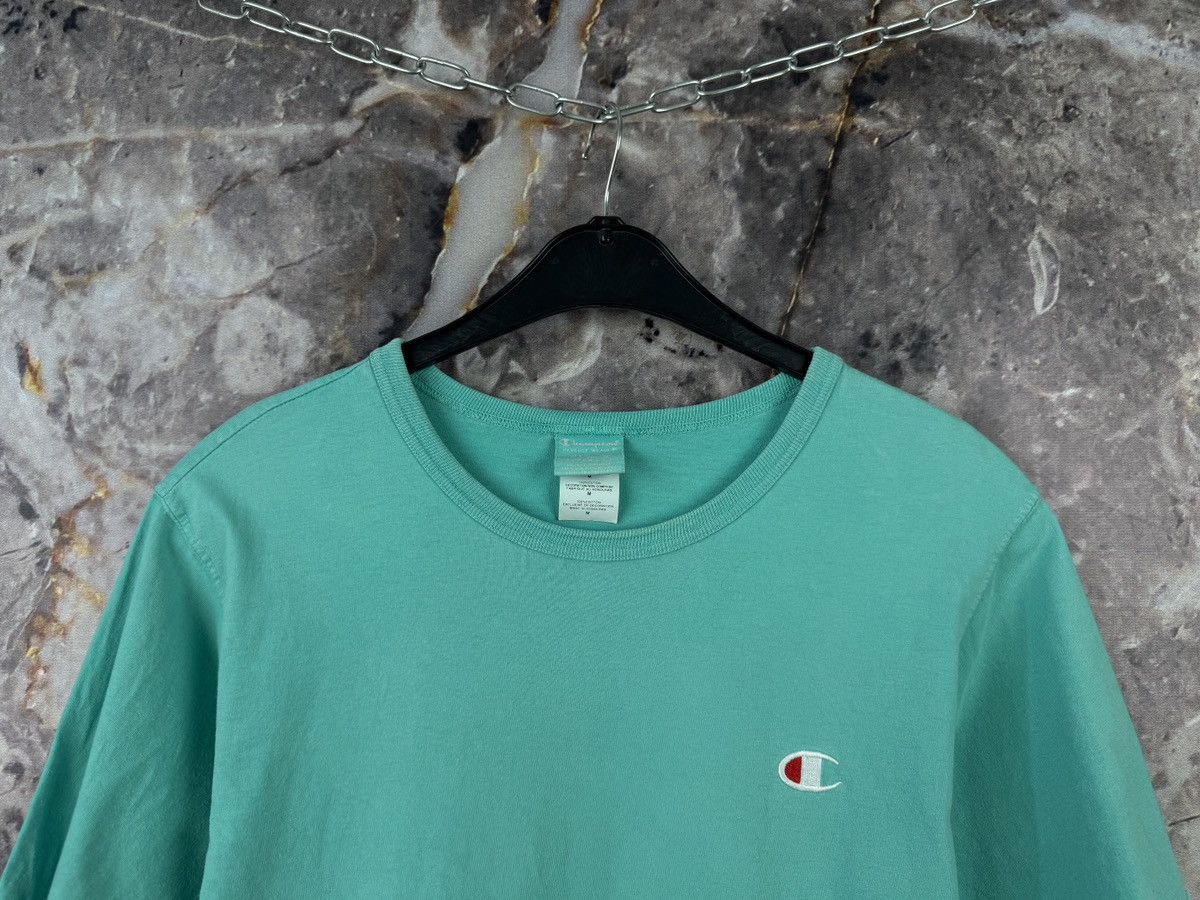 Champion Champion T-Shirt Green Logo Embroidered Short Sleeve Tee Size US M / EU 48-50 / 2 - 2 Thumbnail