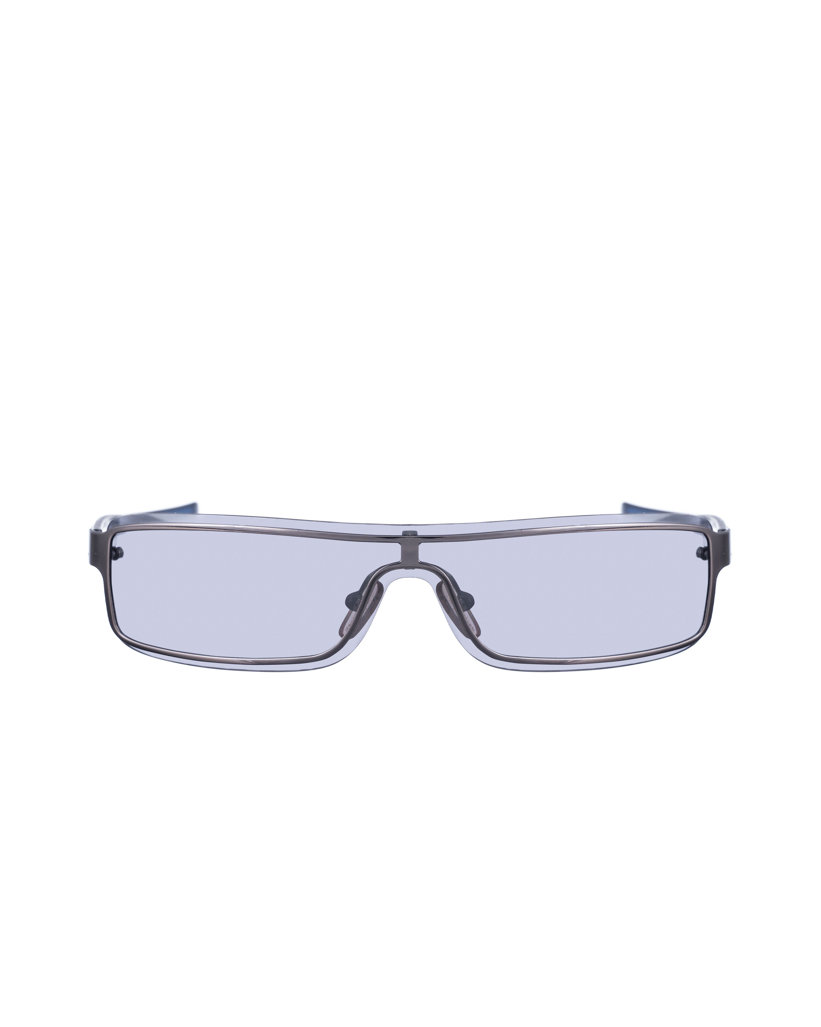 Valentino Oliver by Valentino 90's Navy Rectangular Frame Sunglasses Size ONE SIZE - 1 Thumbnail