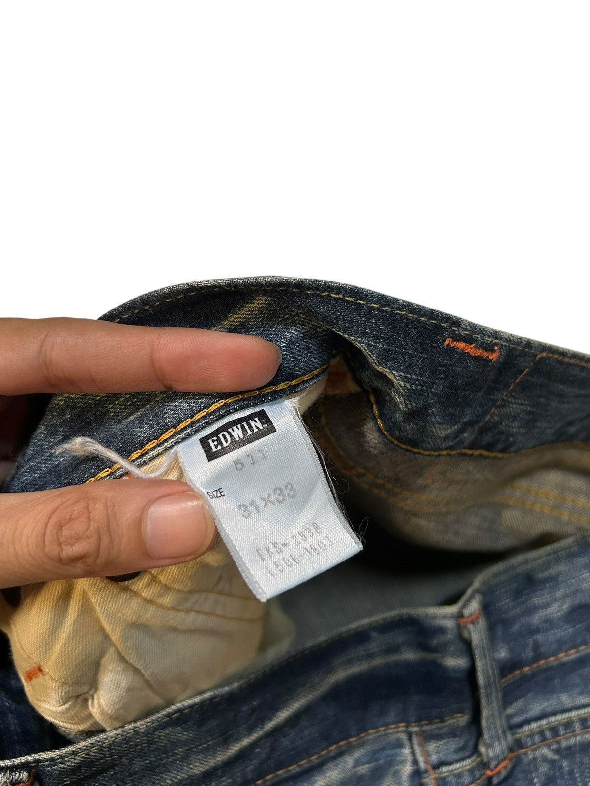 Edwin × Kapital × Vintage Vintage Edwin Flare Japanese Punk Style Denim Jeans Size US 33 - 13 Thumbnail