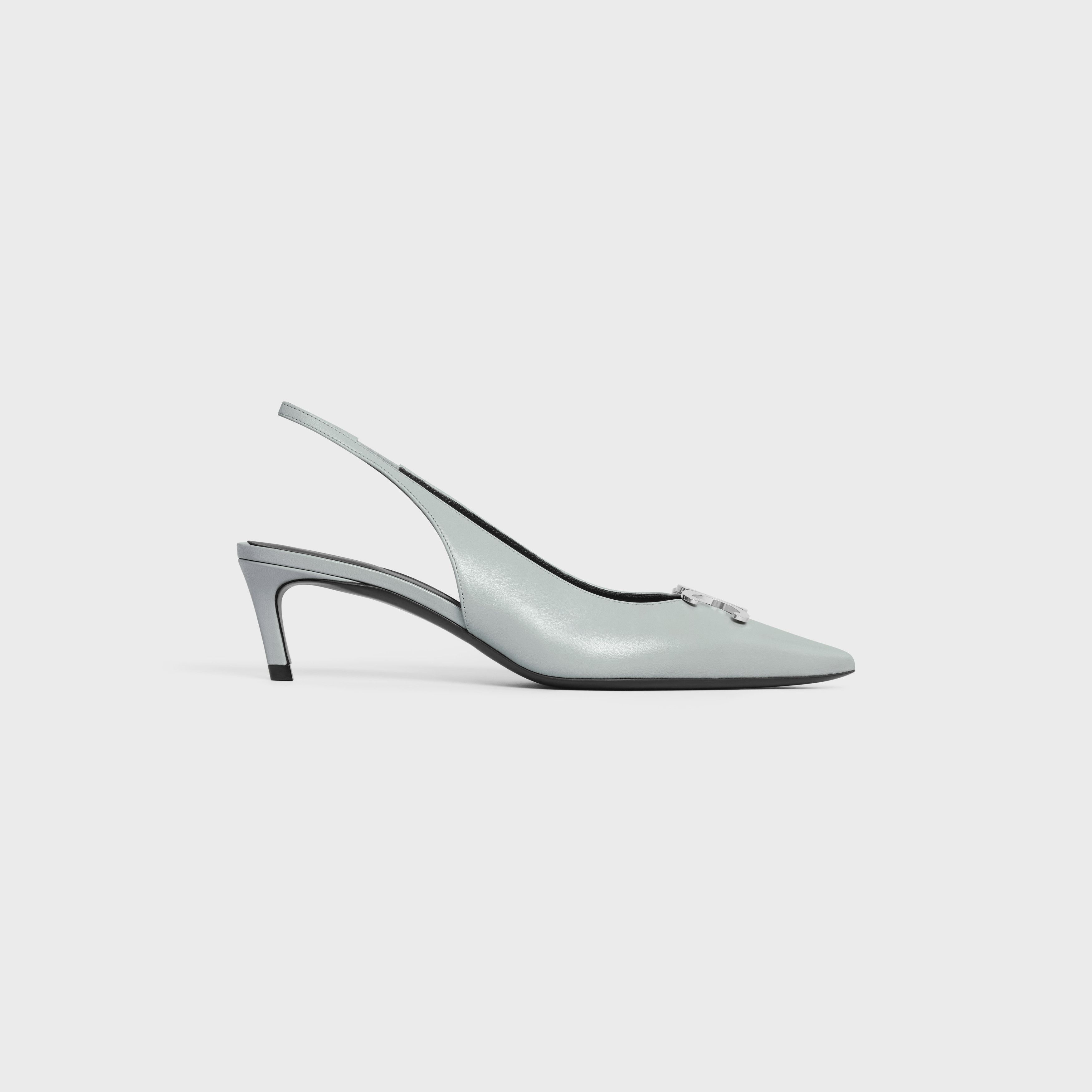 Celine o1bcso1str0925 356833957C Alma Triomphe Slingback in Blue Size US 10 / IT 40 - 1 Thumbnail