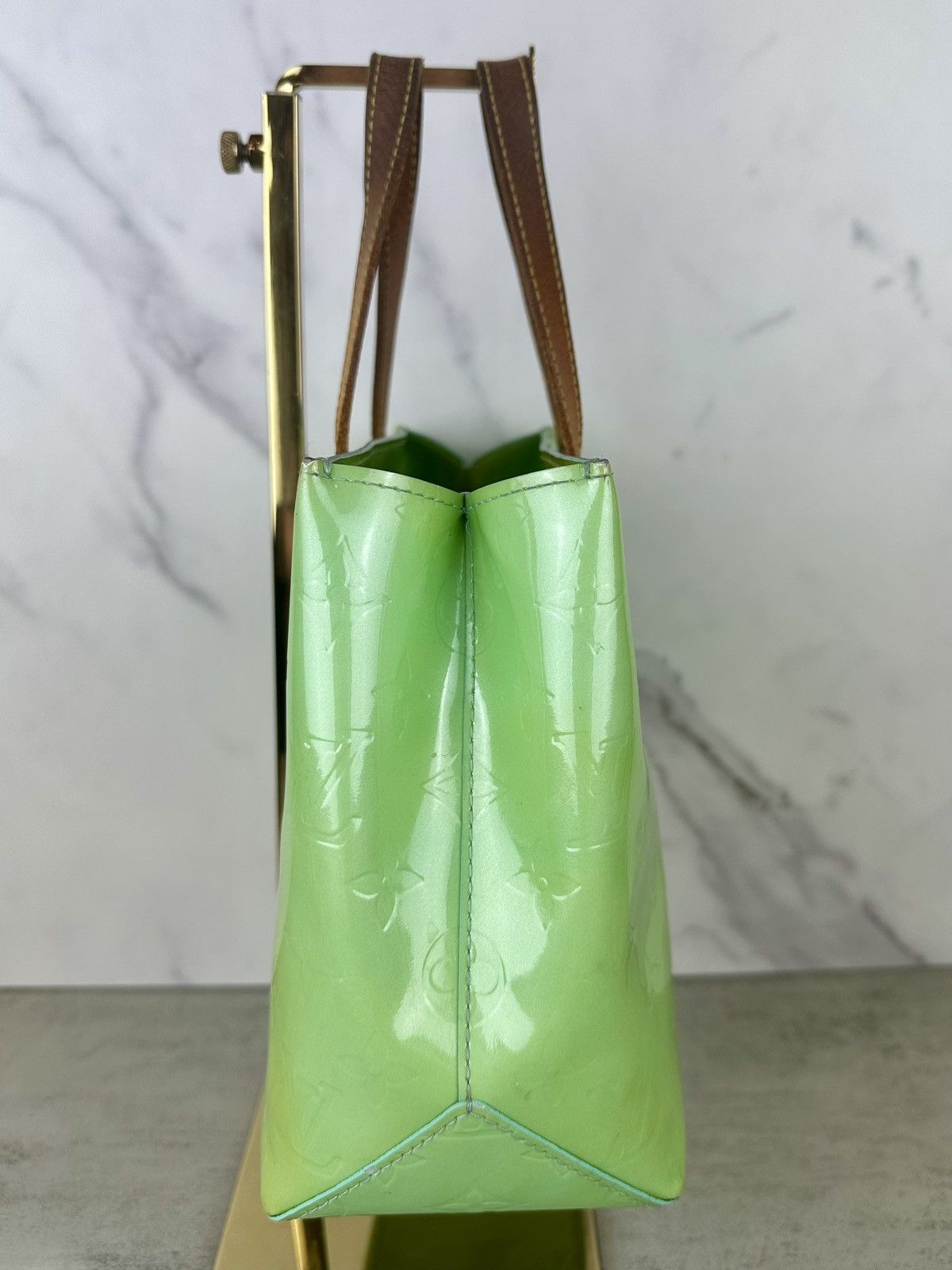 Louis Vuitton Louis Vuitton Green Vernis Reade PM Size ONE SIZE - 4 Thumbnail