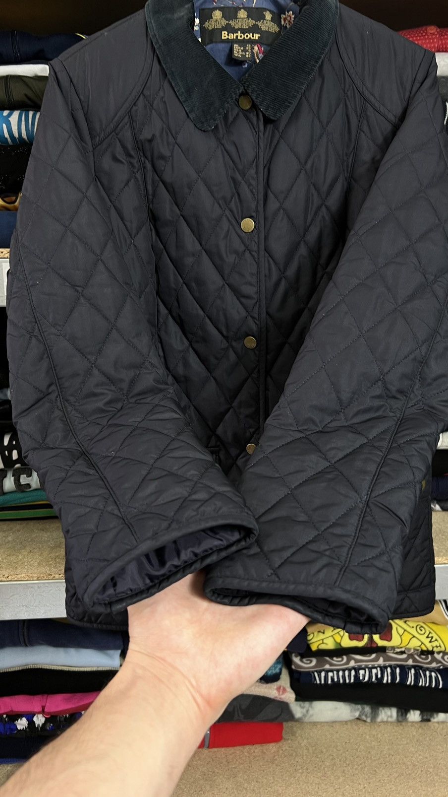 Barbour Barbour International Women’s Saddleworth Quilted Jacket Size M / US 6-8 / IT 42-44 - 6 Thumbnail