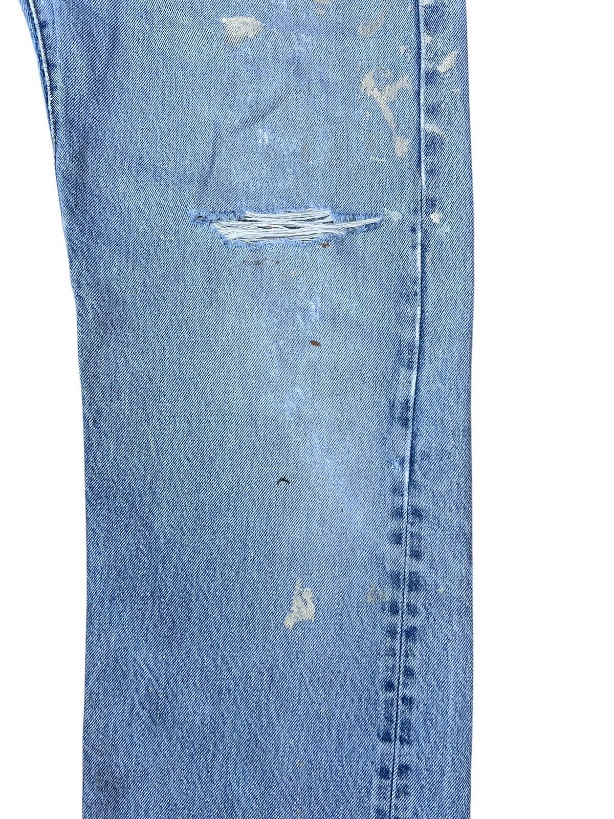 Levi's Trashed Vintage 80s Levi’s 501 Redline Selvedge Denim Jeans Size US 32 / EU 48 - 11 Thumbnail