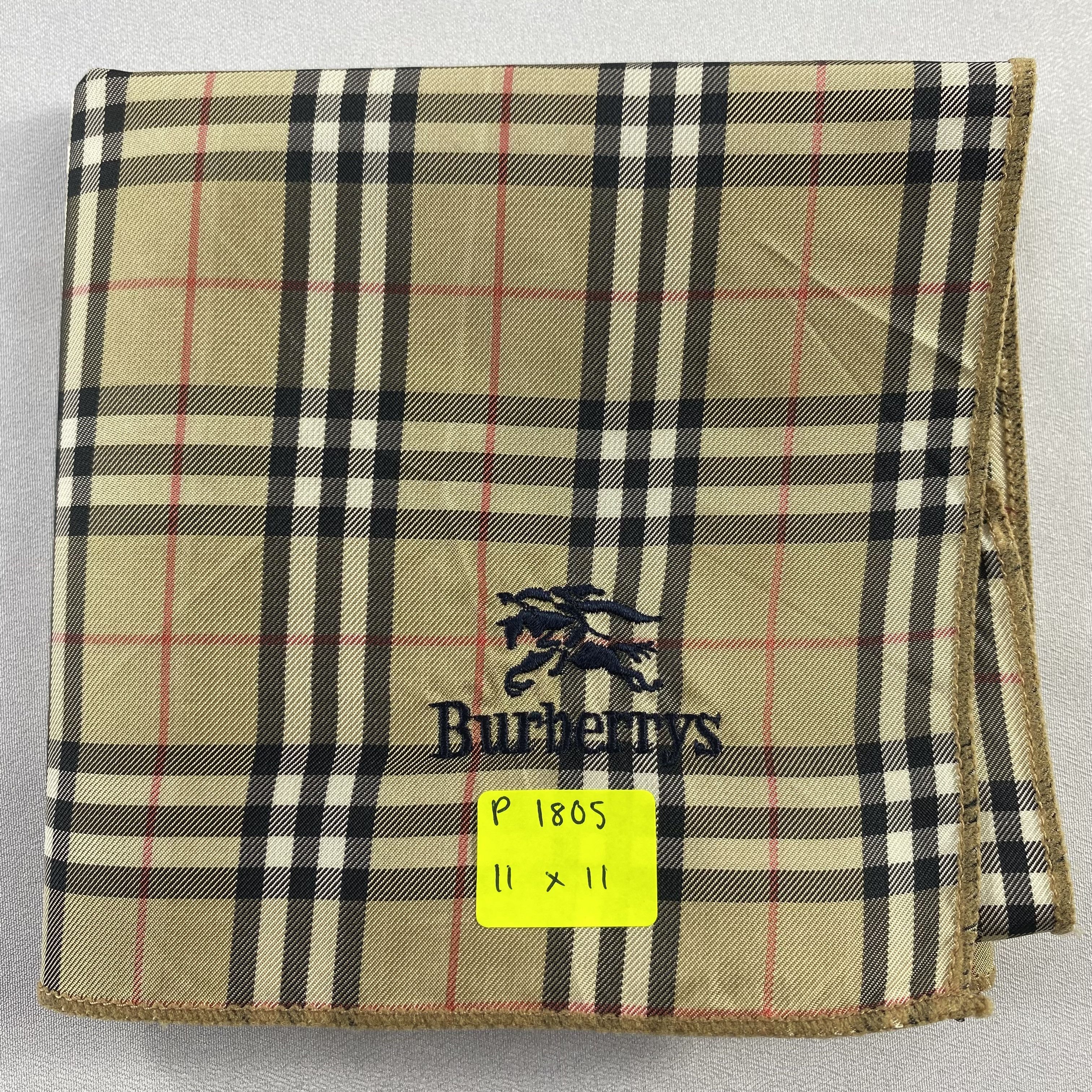 Burberry × Vintage Burberry Handkerchief / Neckerchief / Bandana-P1805 Size ONE SIZE - 6 Thumbnail
