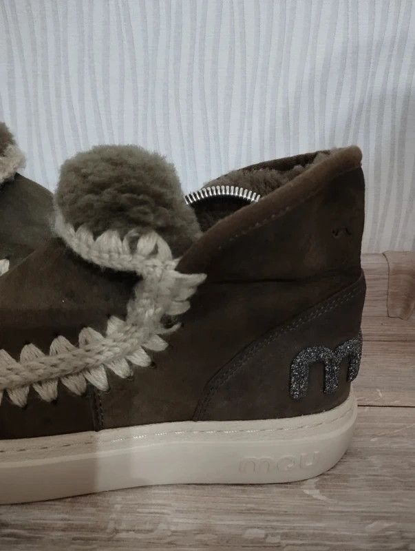 Mou Mou Eskimo Bold Glitter Logo size 38 snow boots Size US 8 / IT 38 - 3 Thumbnail