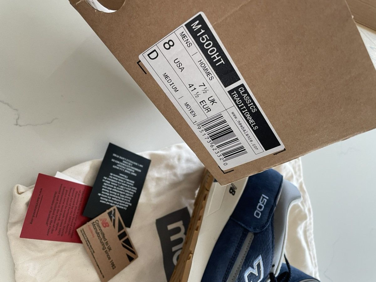 New Balance New Balance M1500HT Harris Tweed Blue Suede - Size 8 Size US 8 / EU 41 - 7 Thumbnail