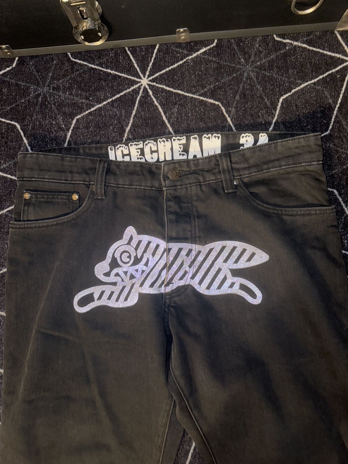 Icecream Running Dog Ice Cream Jeans Size US 34 / EU 50 - 3 Thumbnail
