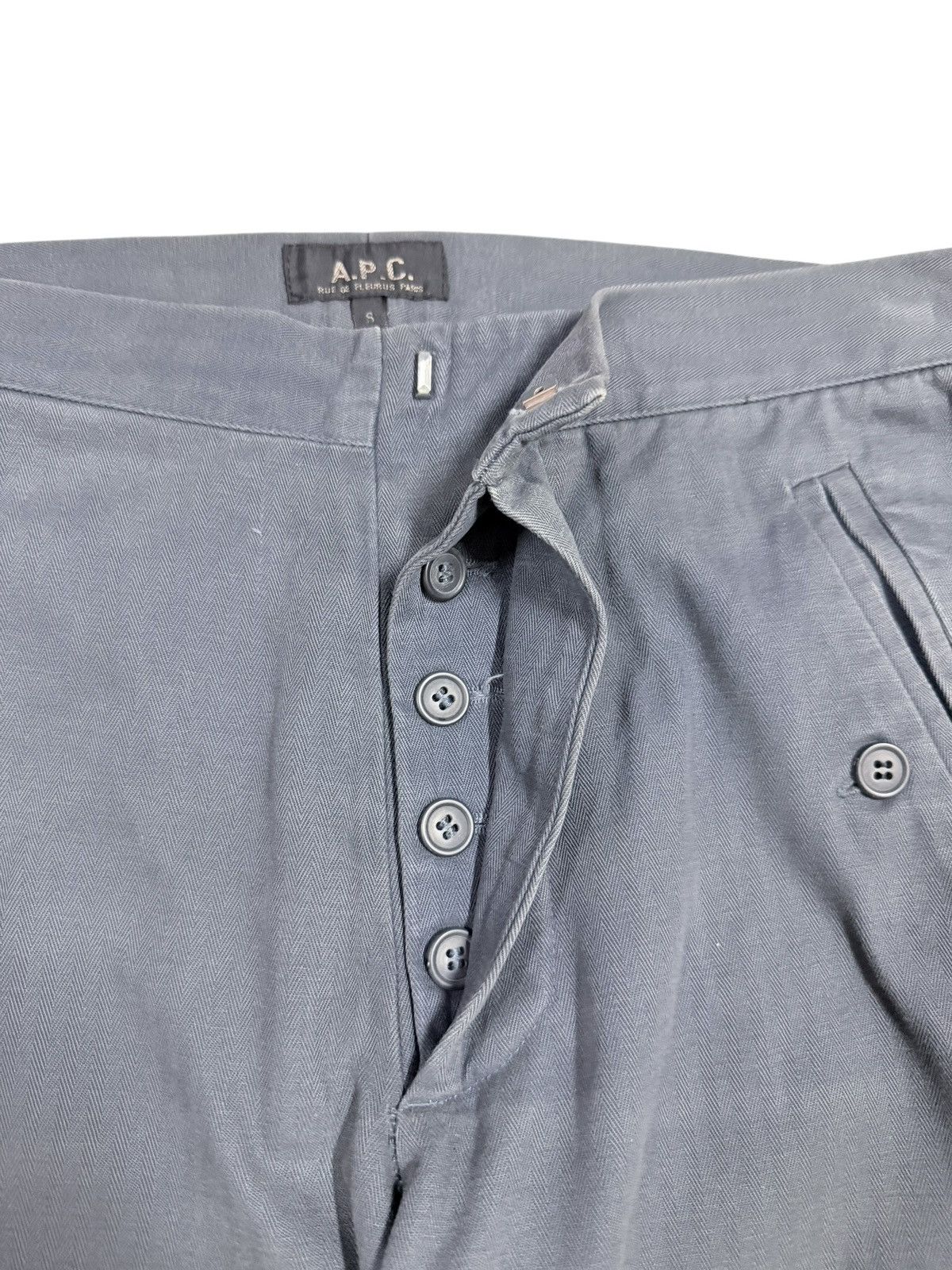 A.P.C. 🔥A.P.C. Crossstrape Bondage Zipper Length Harringbone Pants Size US 32 / EU 48 - 17 Thumbnail
