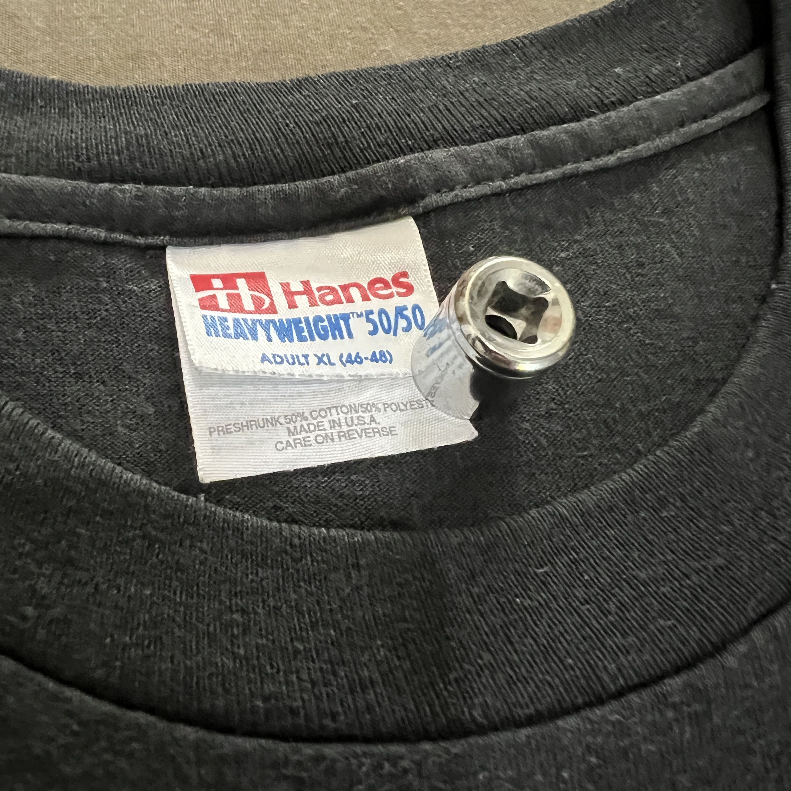 Hanes × Vintage Vintage 90s milk where's your mustache Promo Tee Faded quote Size US XL / EU 56 / 4 - 3 Thumbnail