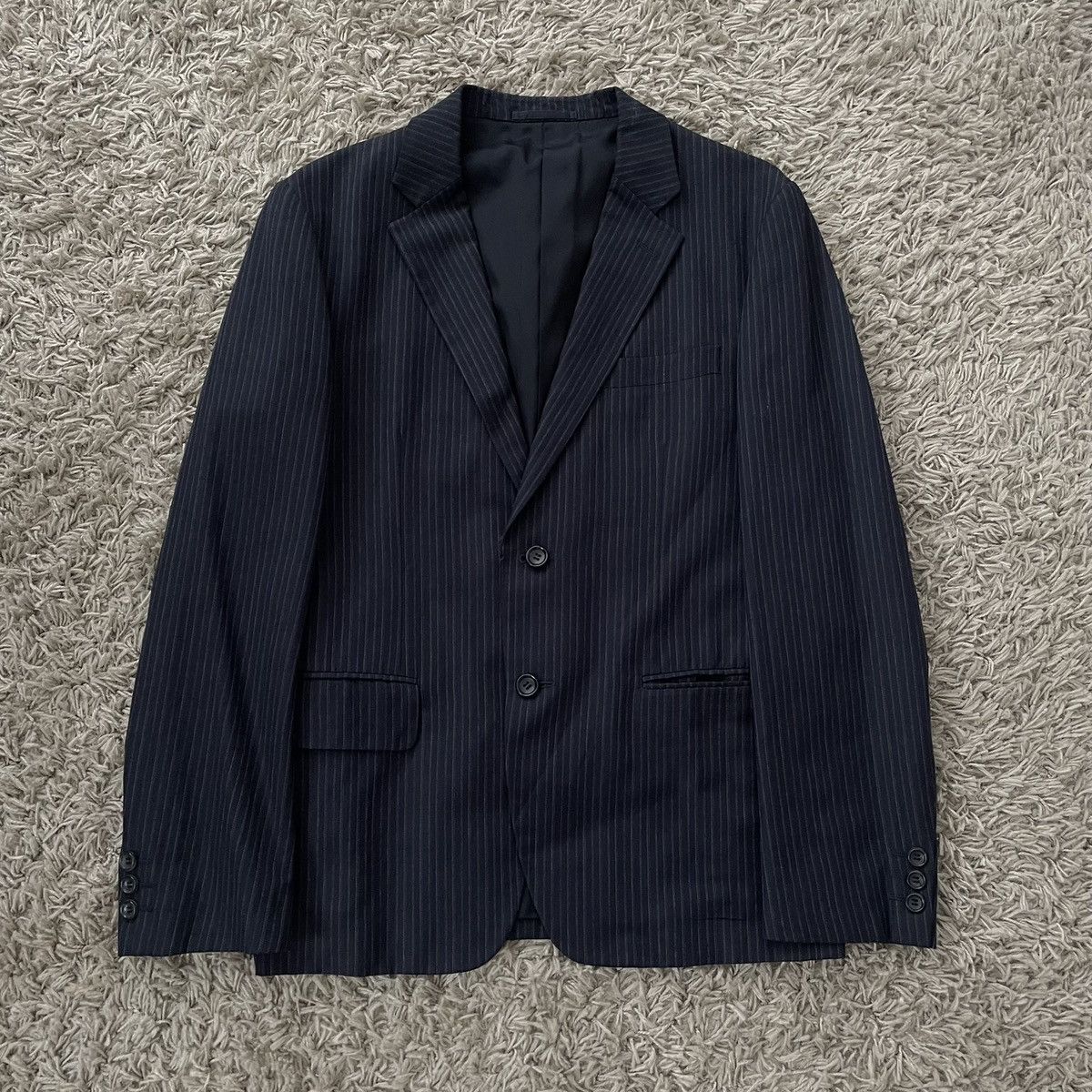 CDGH 2009AD Navy Pinstripe Blazer RUNWAY