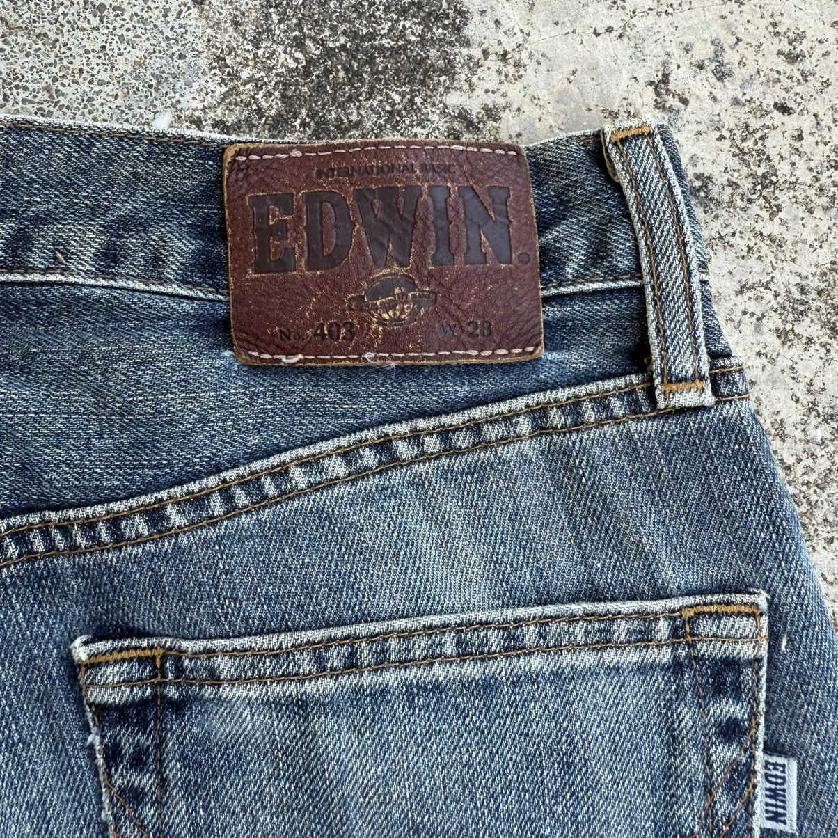 Edwin VINTAGE EDWIN FADED RIPPEP JEAN DENIM PANTS Size US 29 - 11 Thumbnail