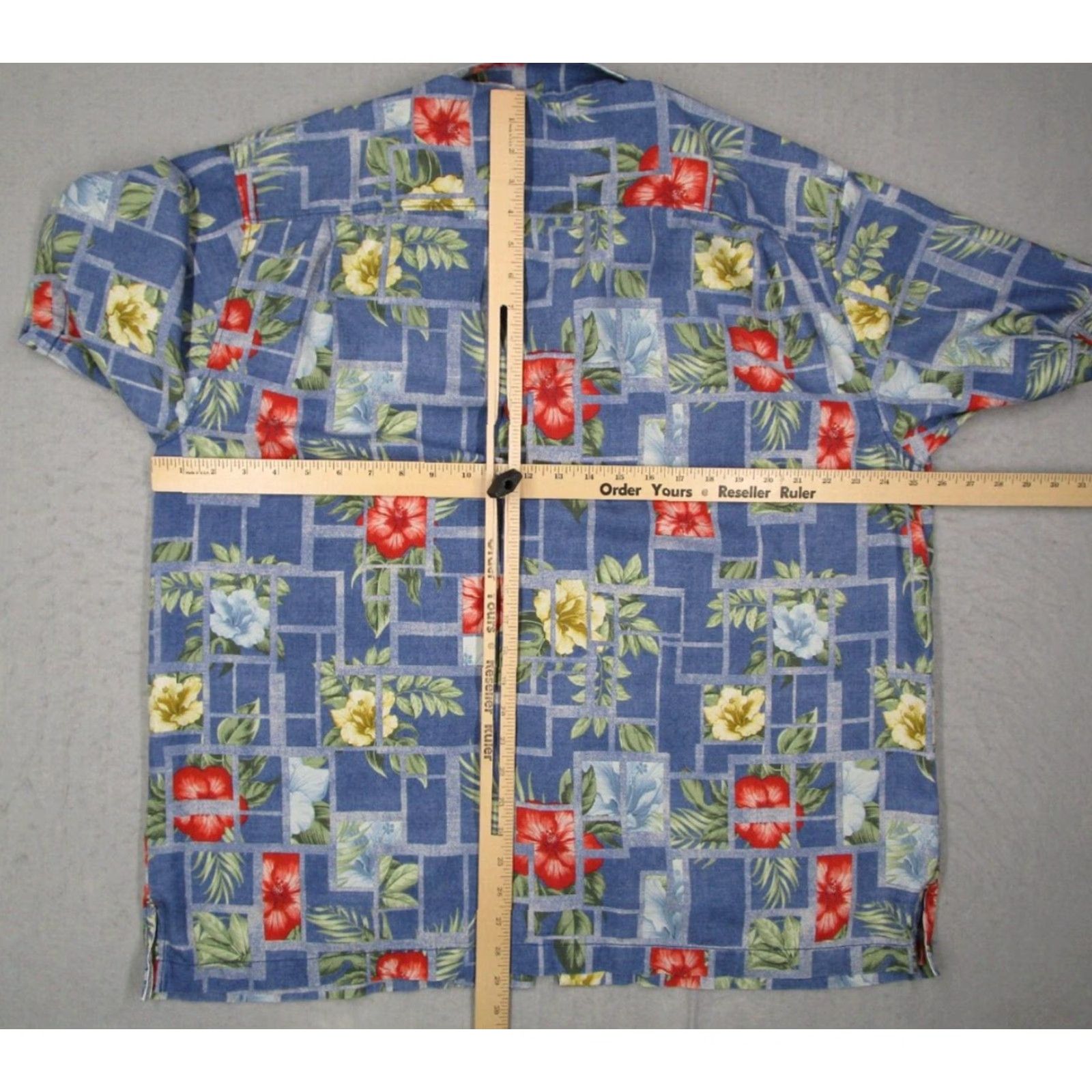 Tommy Bahama Tommy Bahama Hawaiian Shirt Mens XL Blue Floral Silk Button-Up Short Sleeve Tiki Retro Beach Size US XL / EU 56 / 4 - 5 Thumbnail