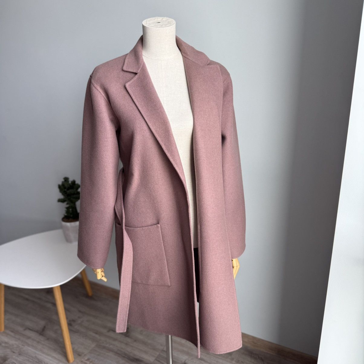 Bottega Veneta Bottega Veneta 100% Cashmere Belted Trench Coat Pink Size S / US 4 / IT 40 - 10 Thumbnail