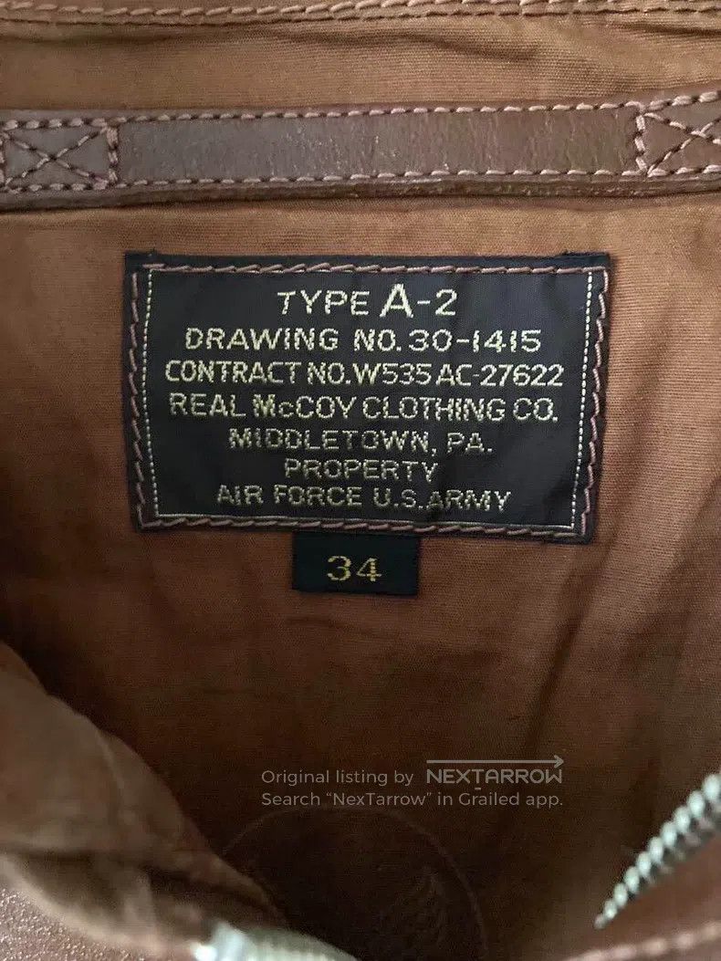 The Real McCoy's The Real McCoys A2 jacket Size US XXS / EU 40 - 3 Thumbnail