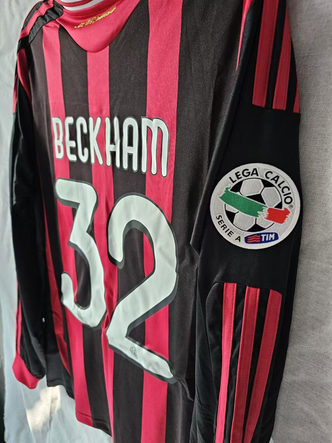 Other 2008 2009 AC Milan #23 David Beckham Jersey Size US L / EU 52-54 / 3 - 4 Thumbnail