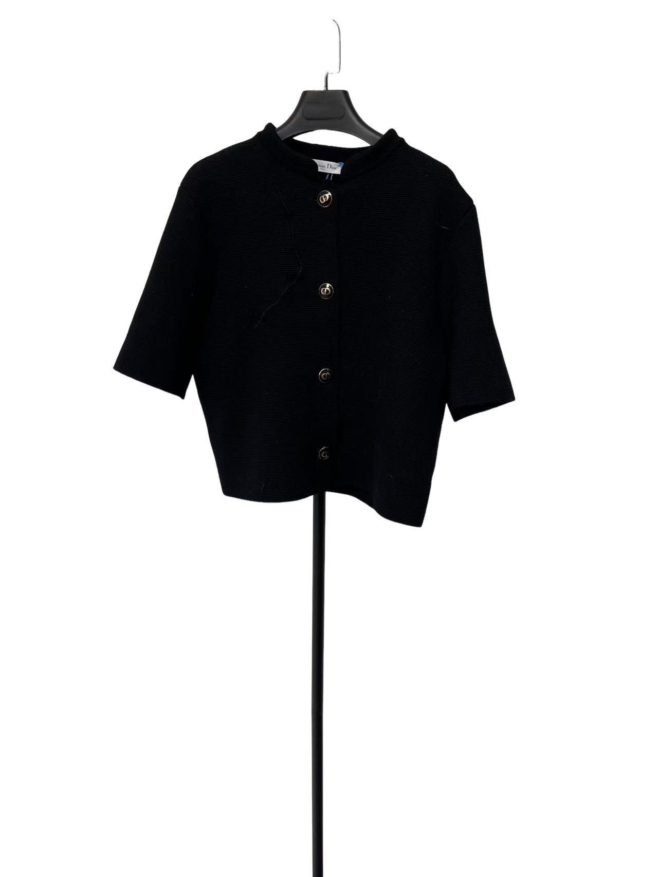 Dior Dior Virgin Wool Knit Button Top 46 Size XL / US 12-14 / IT 48-50 - 1 Thumbnail