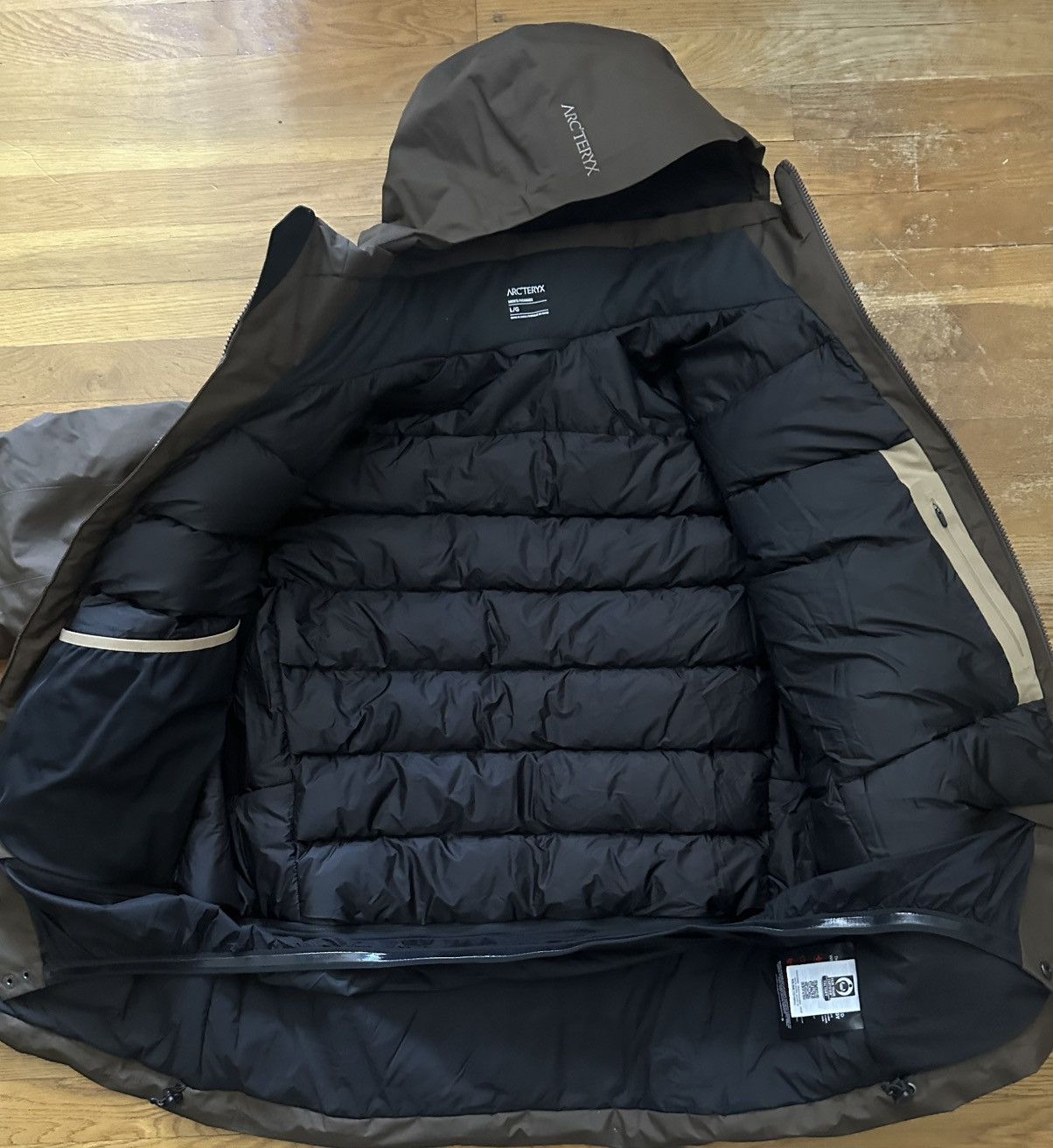 Arc'teryx Macai Down Jacket, Carob (L) Size US L / EU 52-54 / 3 - 5 Thumbnail