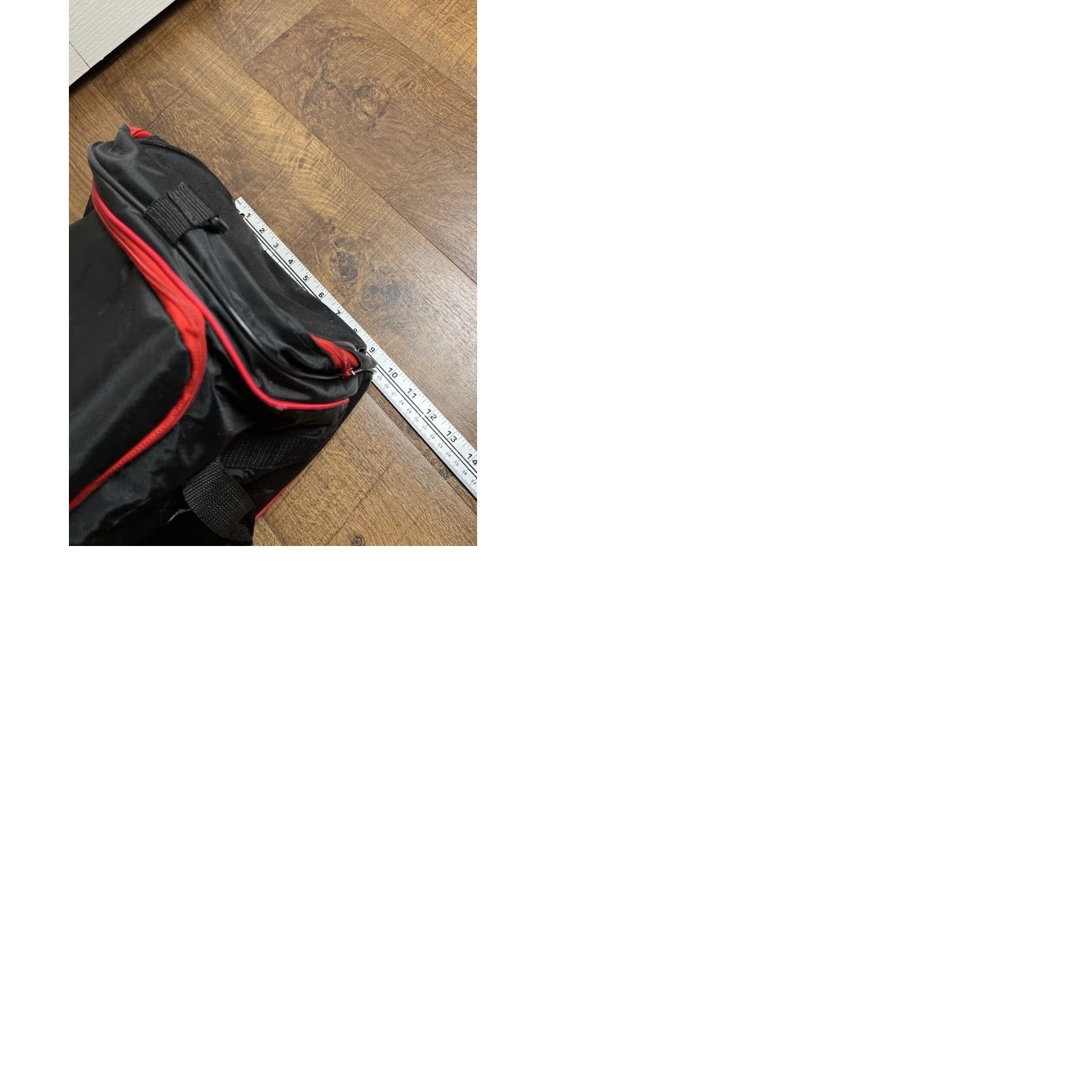 Spalding VINTAGE Spalding Duffle Bag Travel Gym Black /Red Sports Retro 90s Print Bag Nylon Canvas Unisex Adults Large Size ONE SIZE - 9 Thumbnail