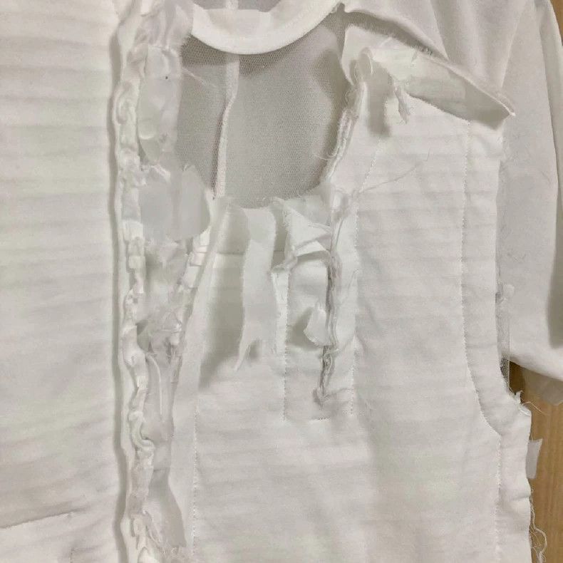 Comme des Garcons Comme Des Garcons Patchwork Lumps Short Sleeve T-shirt Size S / US 4 / IT 40 - 3 Thumbnail