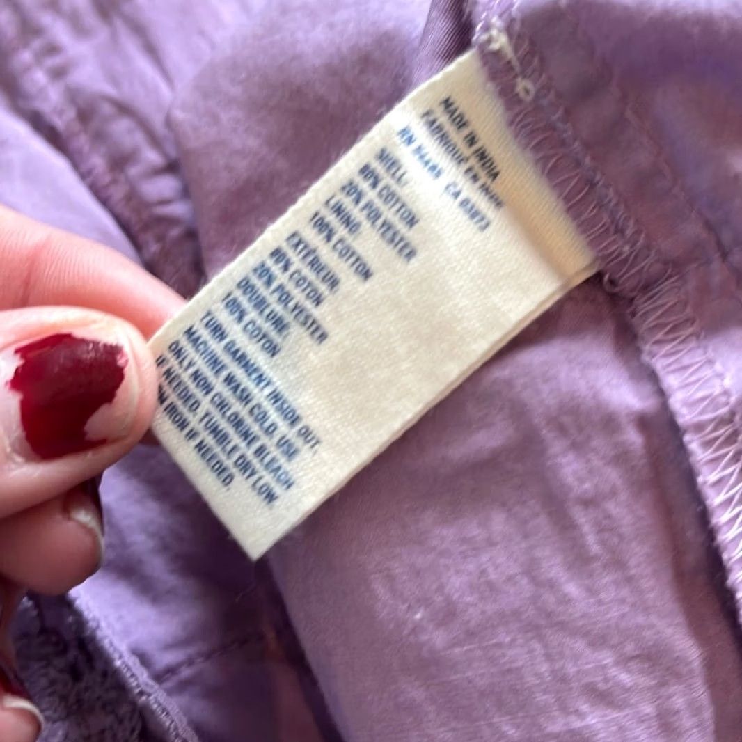 Vintage VINTAGE American Eagle Skirt Women Purple Lace Mini 6 New with tags Size 28" / US 6 / IT 42 - 5 Thumbnail