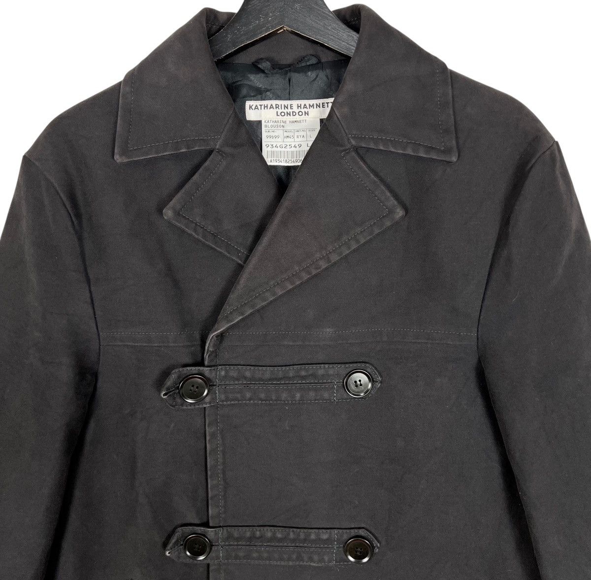 Designer × Katharine Hamnett London Katharine Hamnett Women Trench Coat Size L / US 10 / IT 46 - 2 Thumbnail
