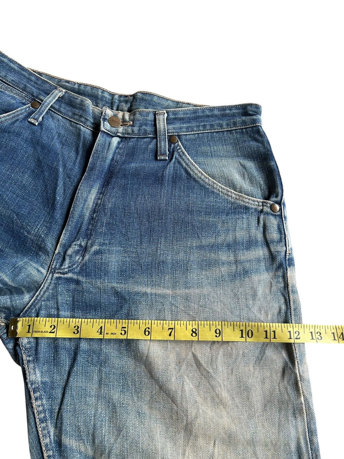 Kapital × Vintage × Wrangler VINTAGE WRANGLER BLUE BELL SELVEDGE DISTRESSED RUSTY DENIM Size US 30 / EU 46 - 18 Thumbnail