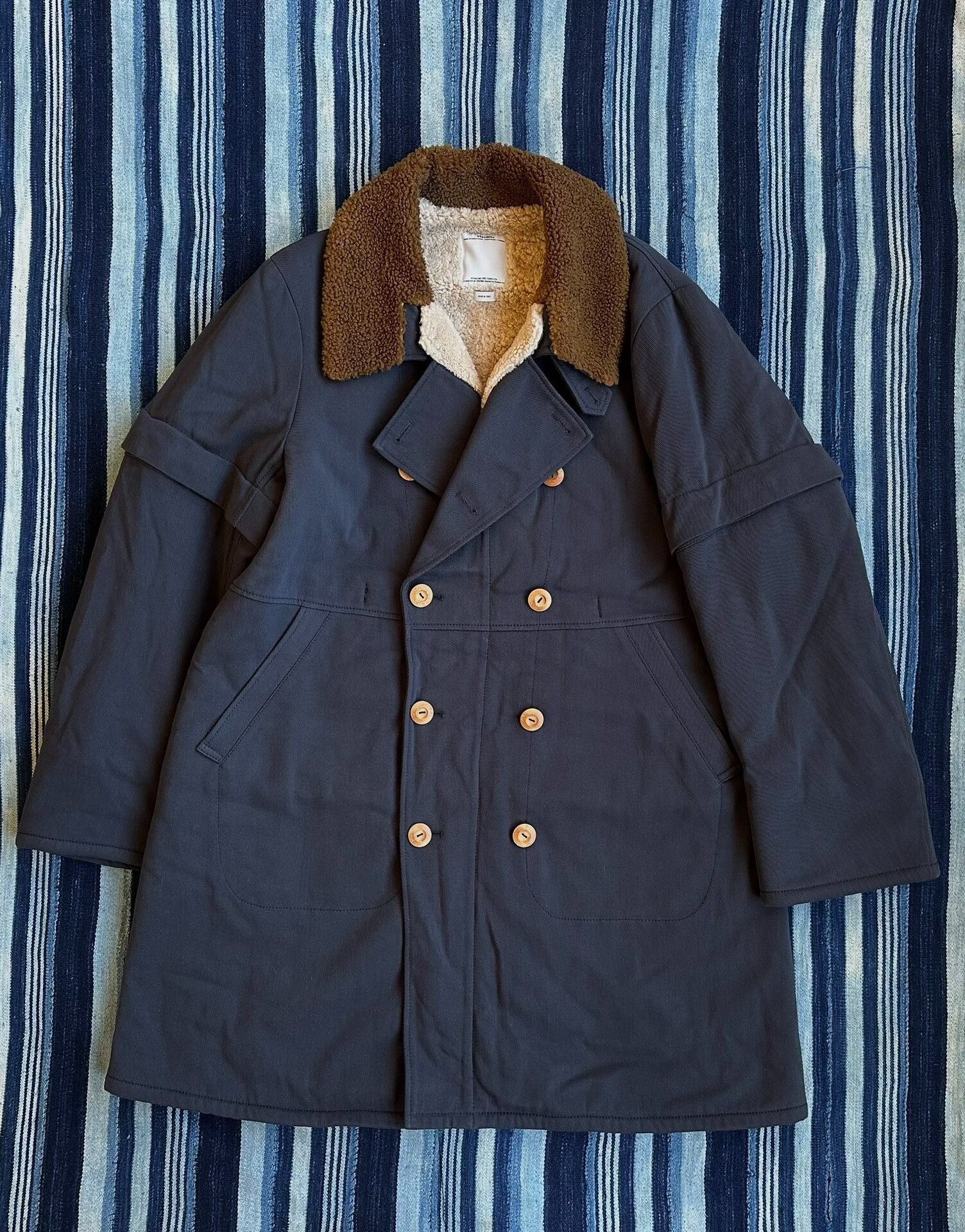 Visvim visvim howland sheepskin jacket navy blue Size US L / EU 52-54 / 3 - 1 Thumbnail