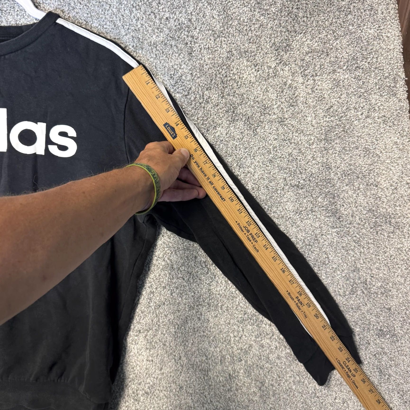 Adidas Adidas Sweatshirt Mens L Black Crew Neck Fleece Graphic Print Pullover Athletic Streetwear Size US L / EU 52-54 / 3 - 4 Thumbnail