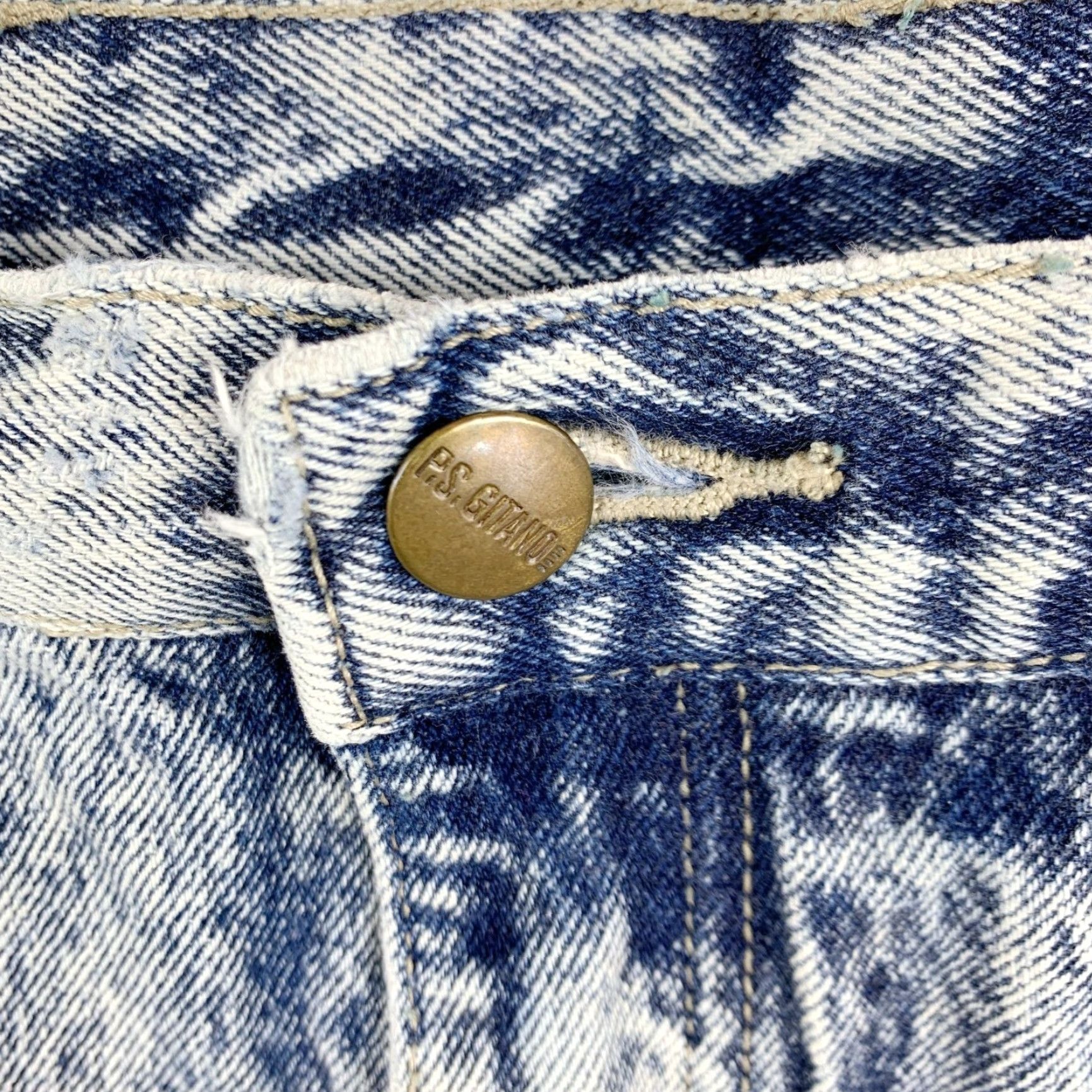 Vintage VINTAGE Gitano Acid Wash Tapered Mom Jeans Destroyed Grunge 12 Short 1990s Blue Cotton Womens Jeans Gitano Short 12 Womens Size 34" / US 12 / IT 48 - 4 Thumbnail