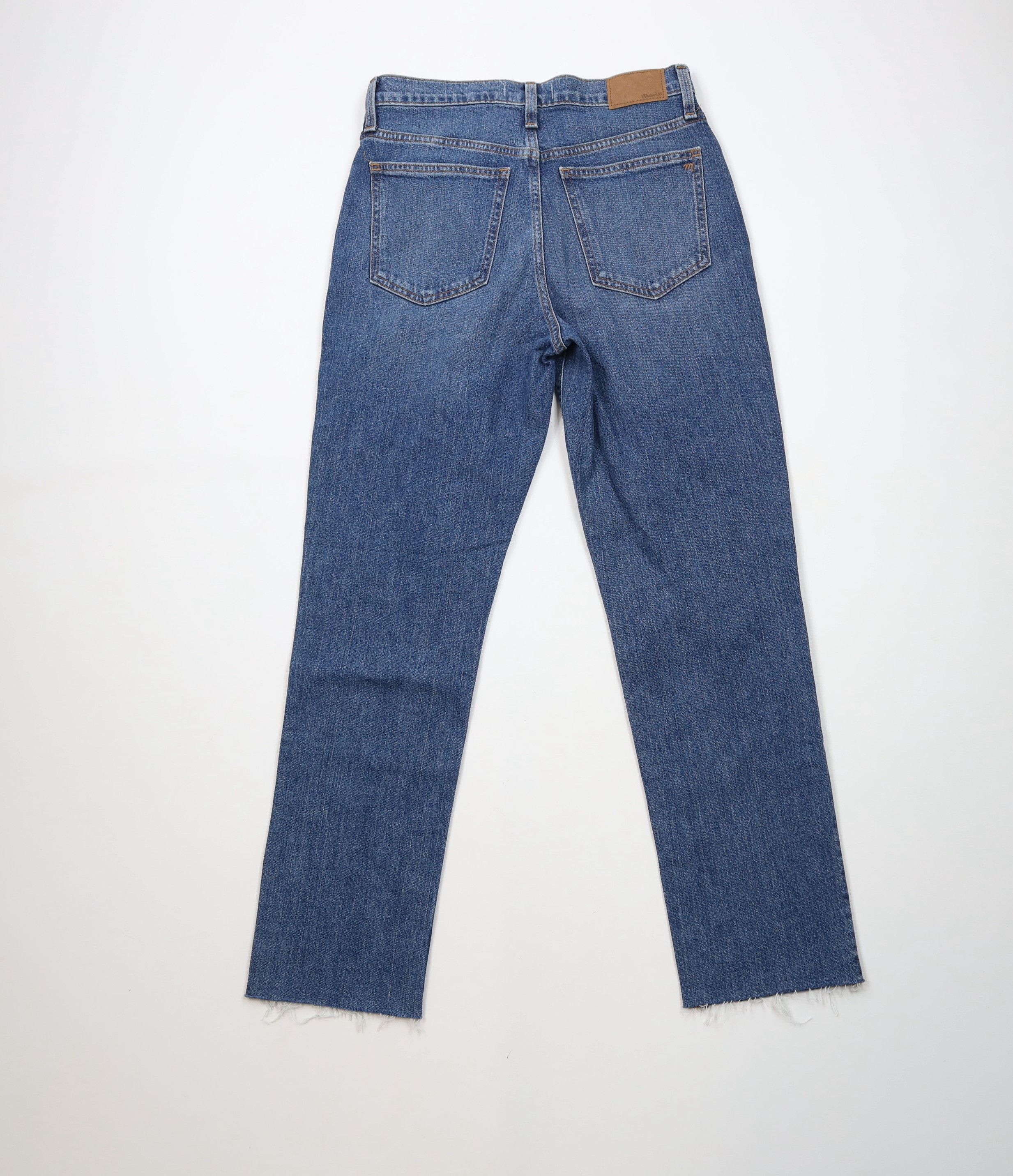 Madewell × Vintage Madewell 27 Tapered Leg Denim Trousers Jeans Blue Stretch Size 27" / US 4 / IT 40 - 11 Thumbnail
