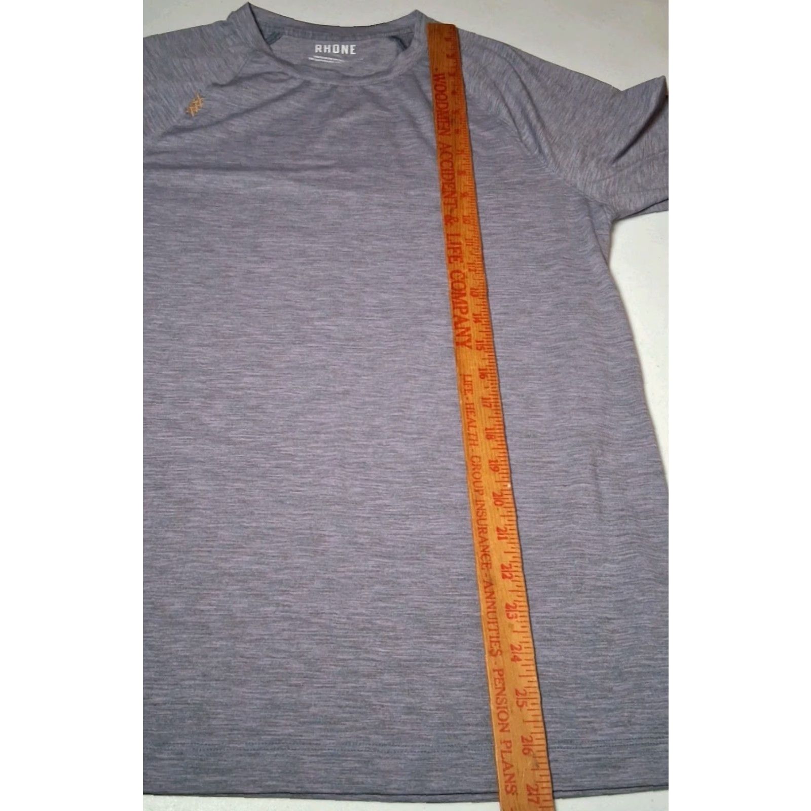 Rhone Rhone Shirt Men S Performance Wear Long Sleeve Raglan Multicolor Heather Athletic Gym Running Cross Training Size US S / EU 44-46 / 1 - 5 Thumbnail