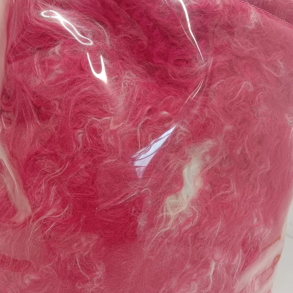 Marni Marni Women's Coated Faux Fur Tote Bag - Fuchsia Size ONE SIZE - 9 Thumbnail