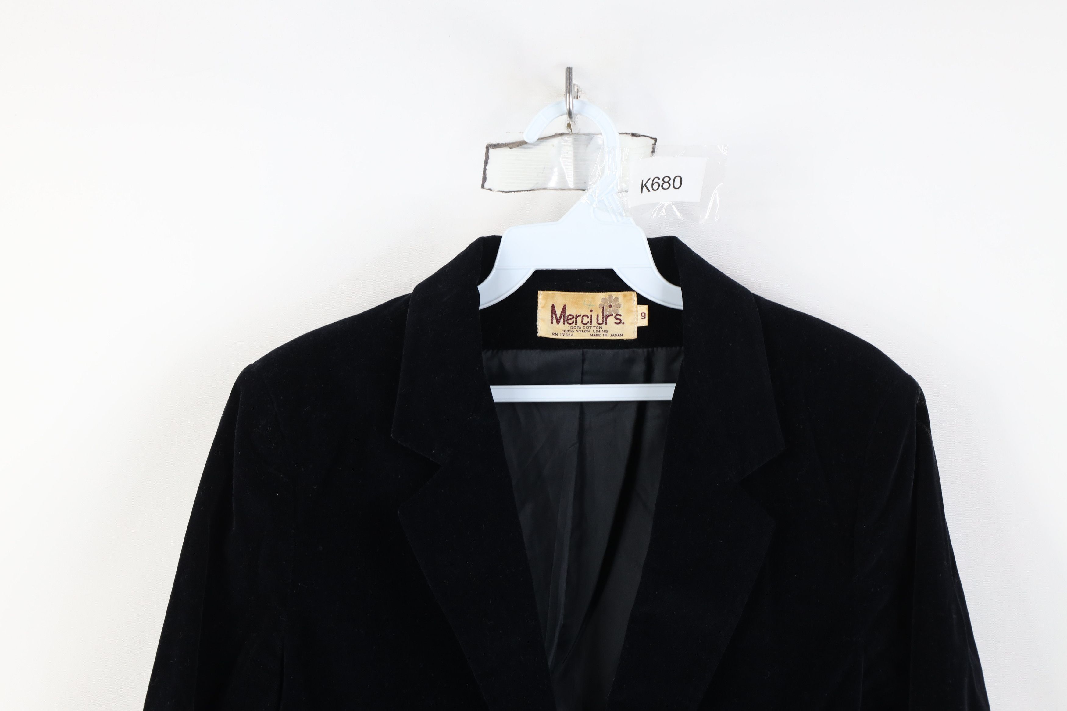 Vintage Vintage 60s 70s Streetwear Button Blazer Suit Jacket Black Size M / US 6-8 / IT 42-44 - 2 Thumbnail