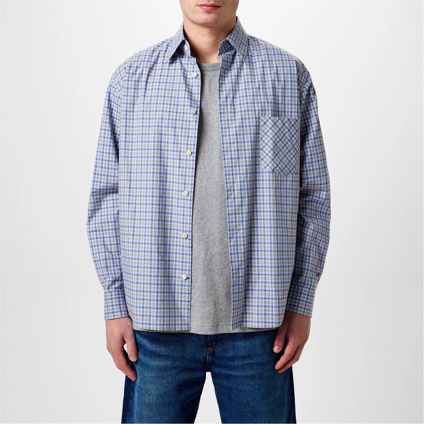 Acne Studios o1g2r1mq0825 Long Sleeve Shirt in Multicolor Size US S / EU 44-46 / 1 - 2 Thumbnail