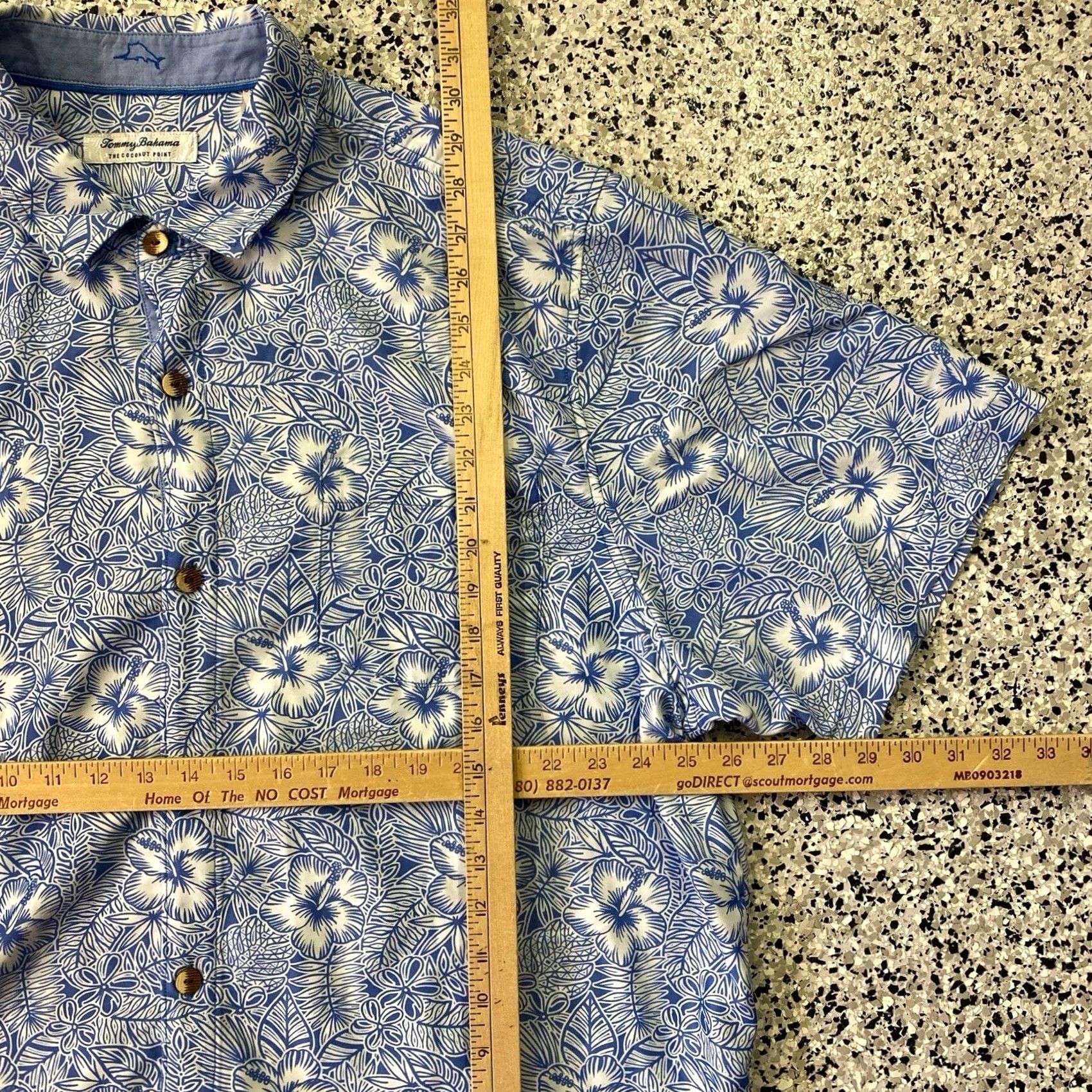 Tommy Bahama Tommy Bahama The Coconut Point Shirt Mens 2XL Floral Button Hawaiian Beach Shirt, Multicolor, Short Sleeve, Button-Up, Island Zone, Casual Size US XXL / EU 58 / 5 - 2 Thumbnail