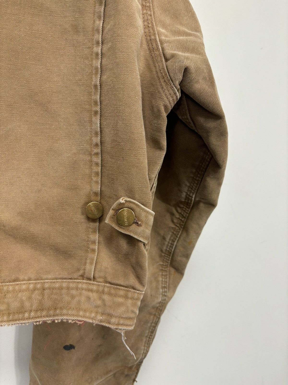 Carhartt Vintage 90s Carhartt Made In USA Washed Boxy Cropped Jacket Size US L / EU 52-54 / 3 - 23 Thumbnail